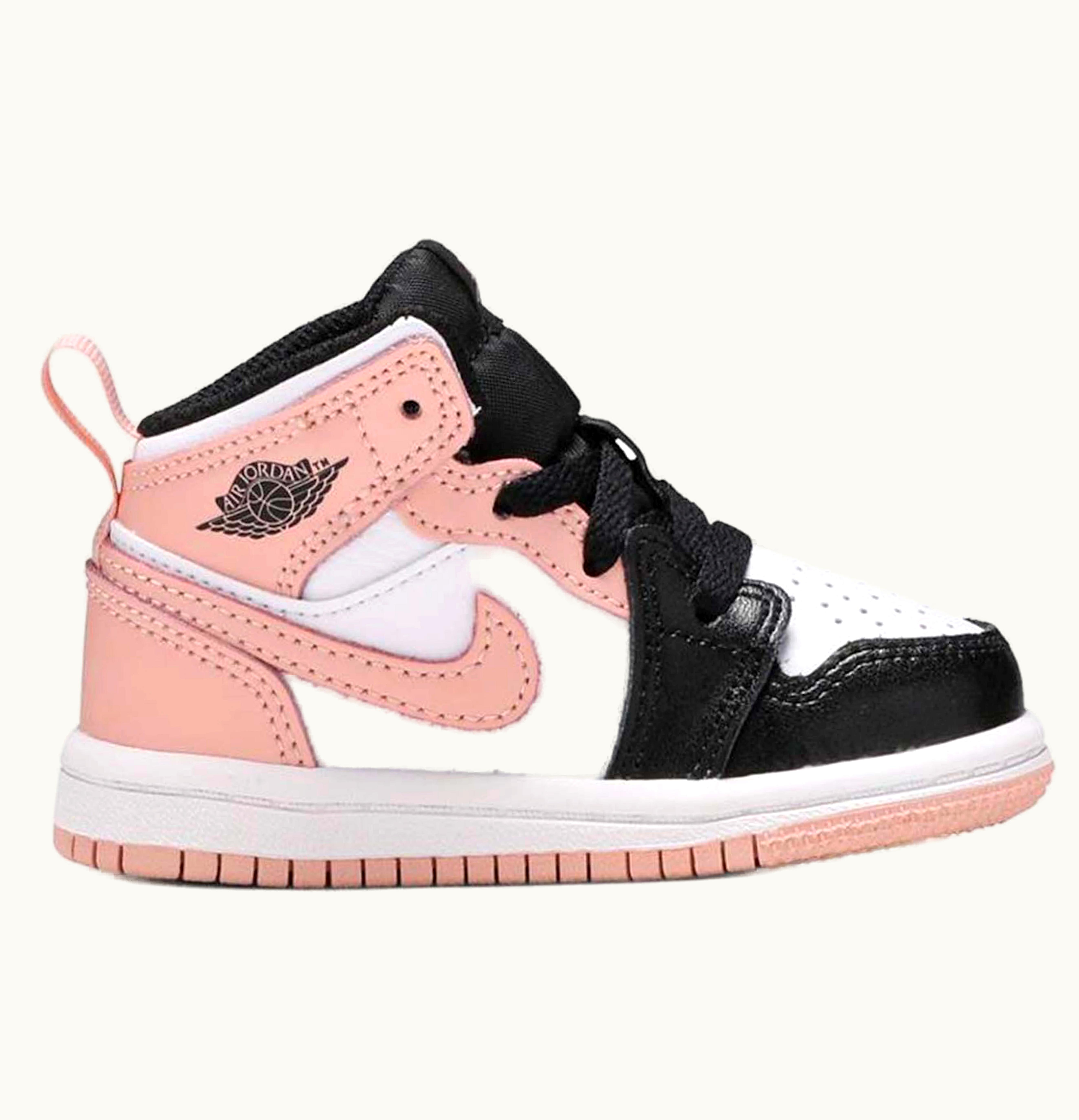 Jordan Air Jordan 1 Mid Arctic Orange Black Toe TD