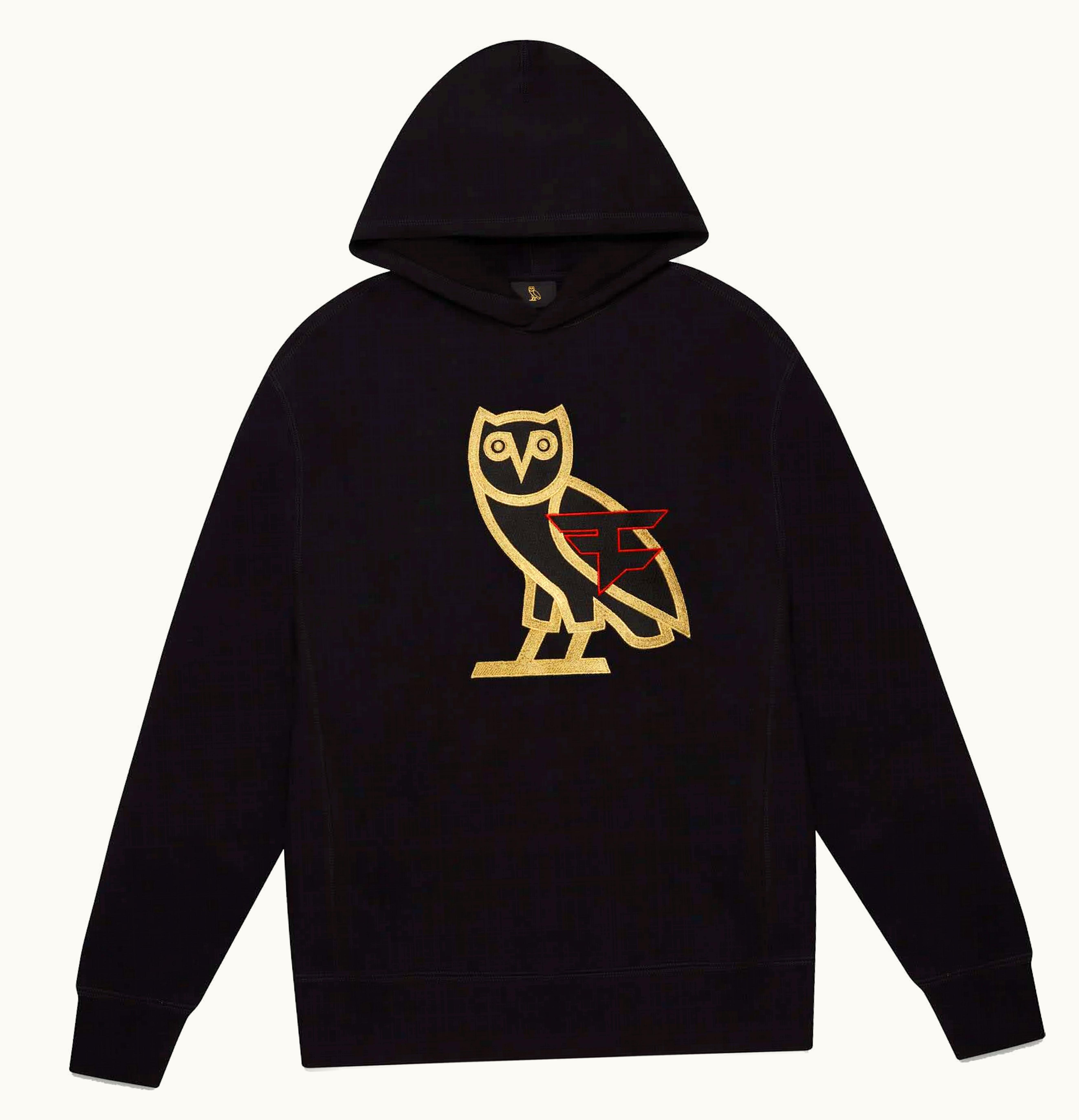 OVO OVO x Faze Clan OG Owl Hoodie Black