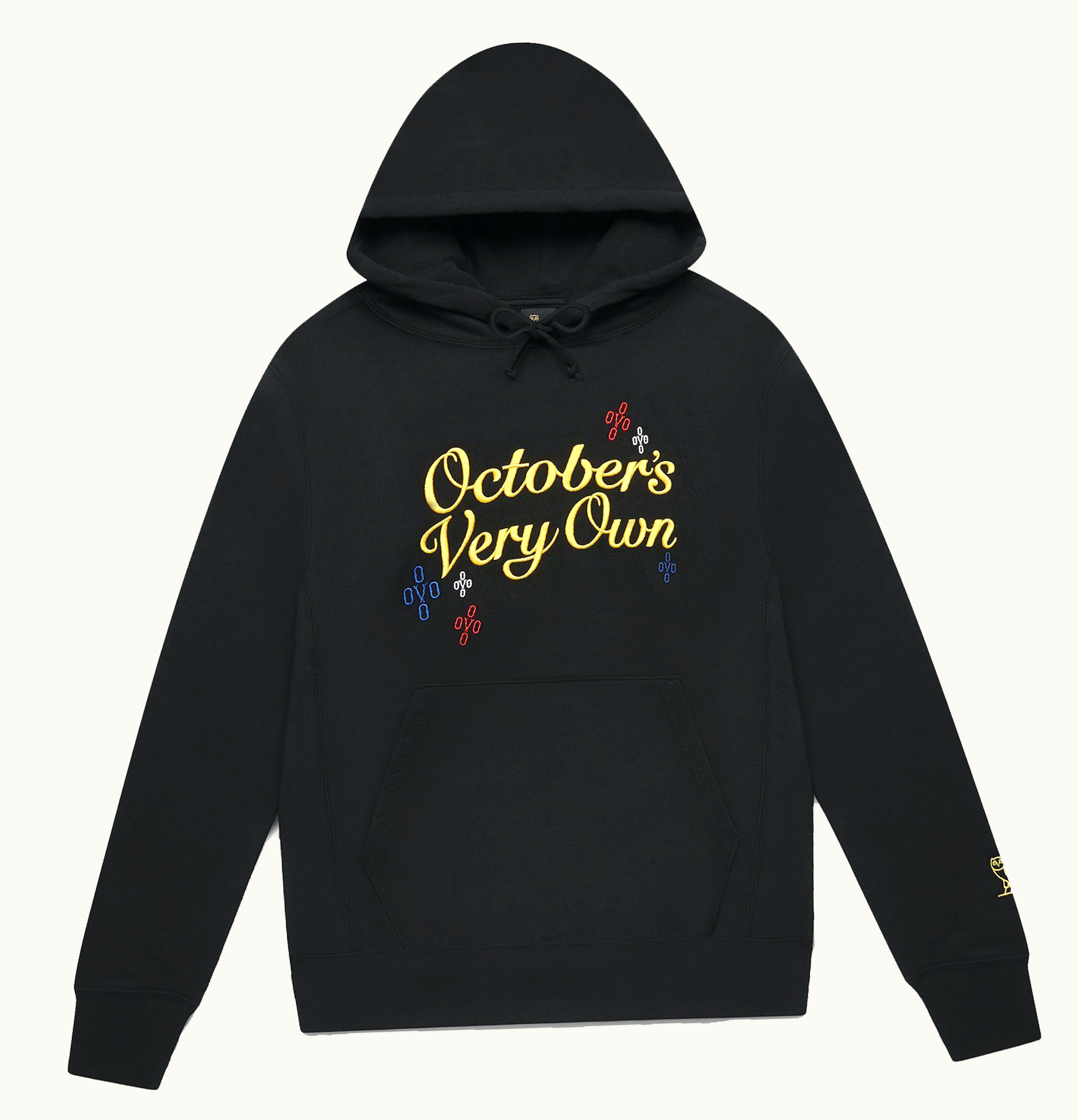 OVO OVO Pompom Script Hoodie Black