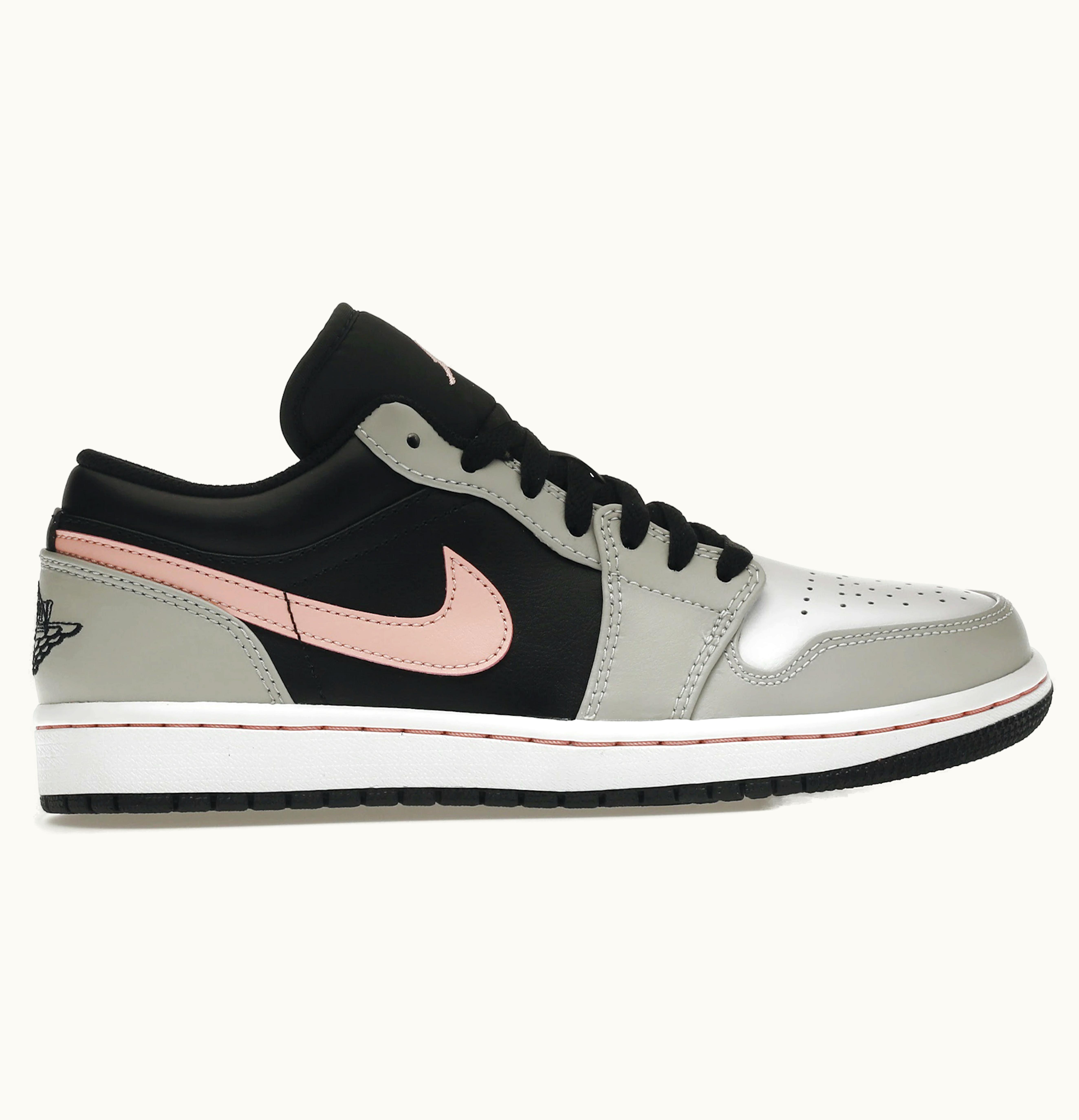 Jordan Air Jordan 1 Low Black Grey Pink