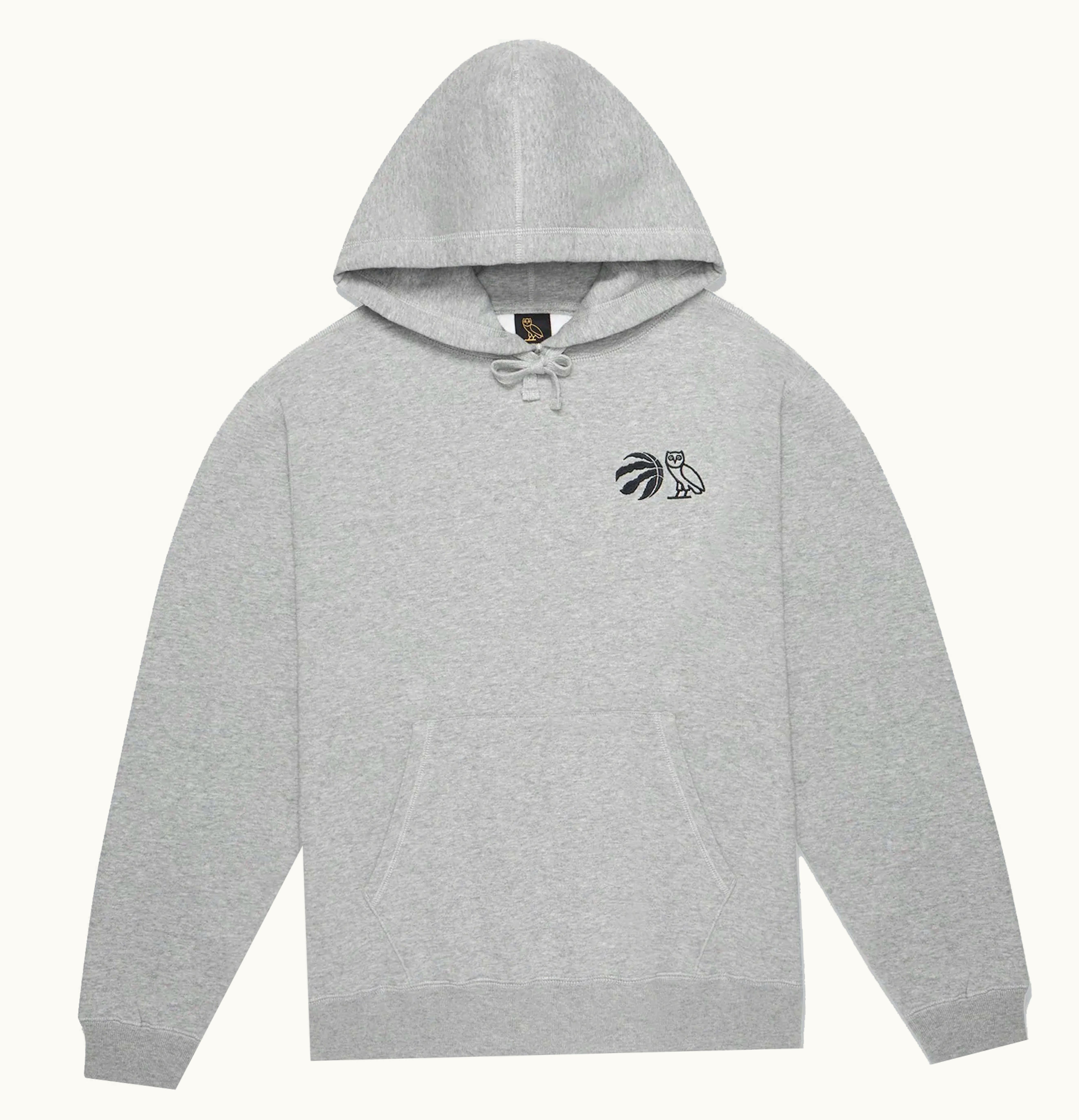 OVO OVO x Raptors Hoodie Heather Grey