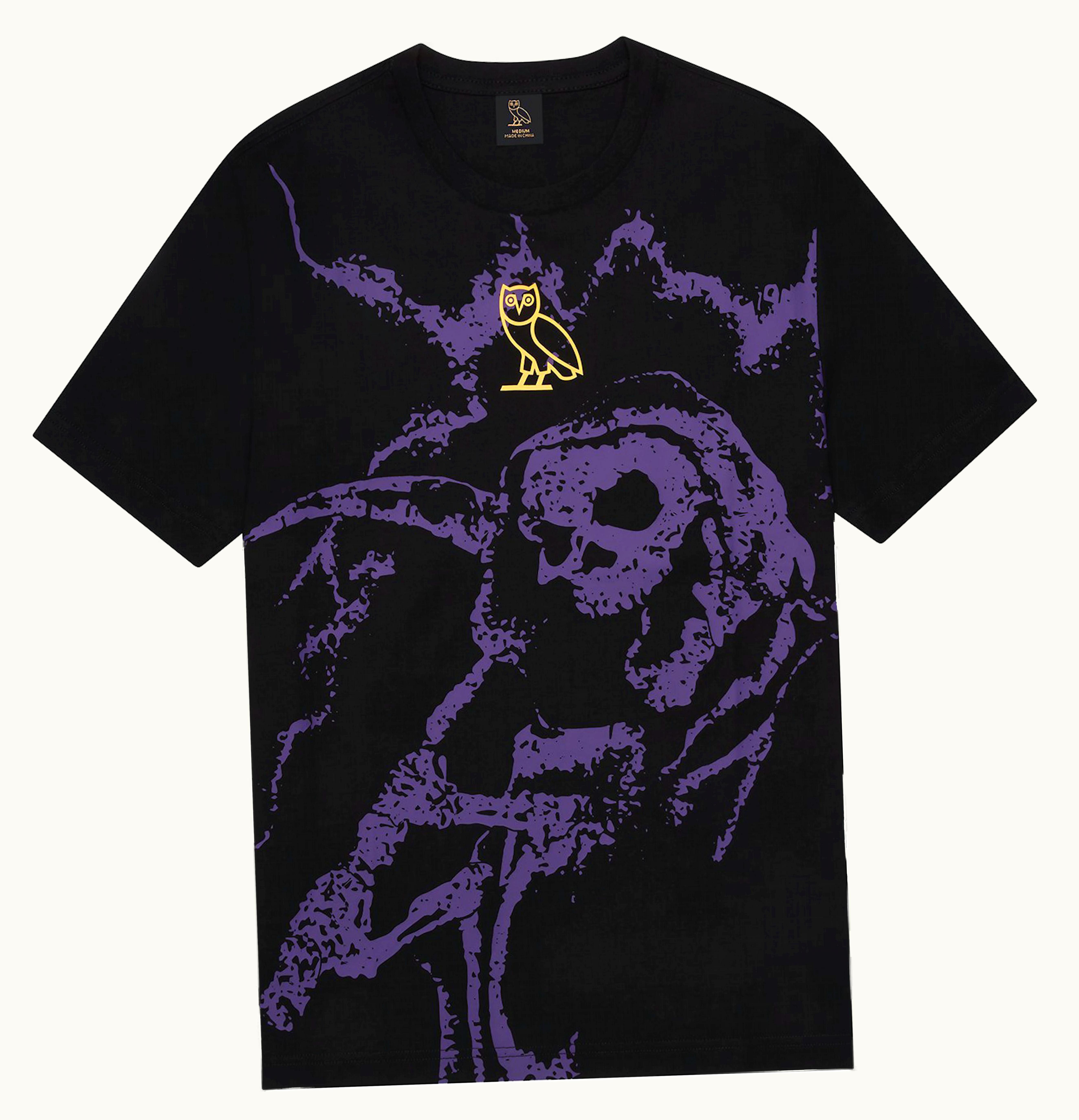 OVO OVO Grim Reaper T shirt Black