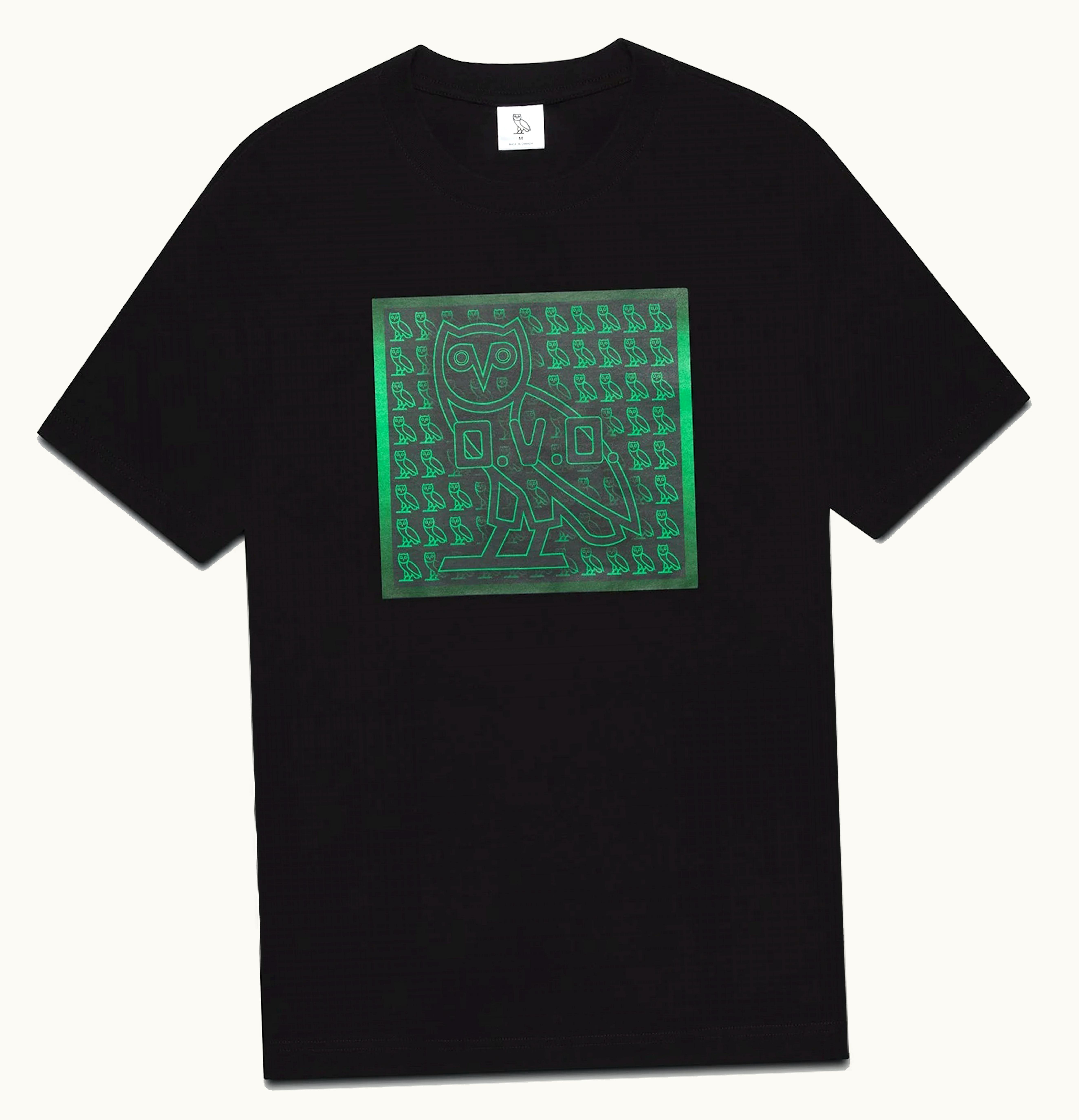 OVO OVO Code Owl T shirt Black