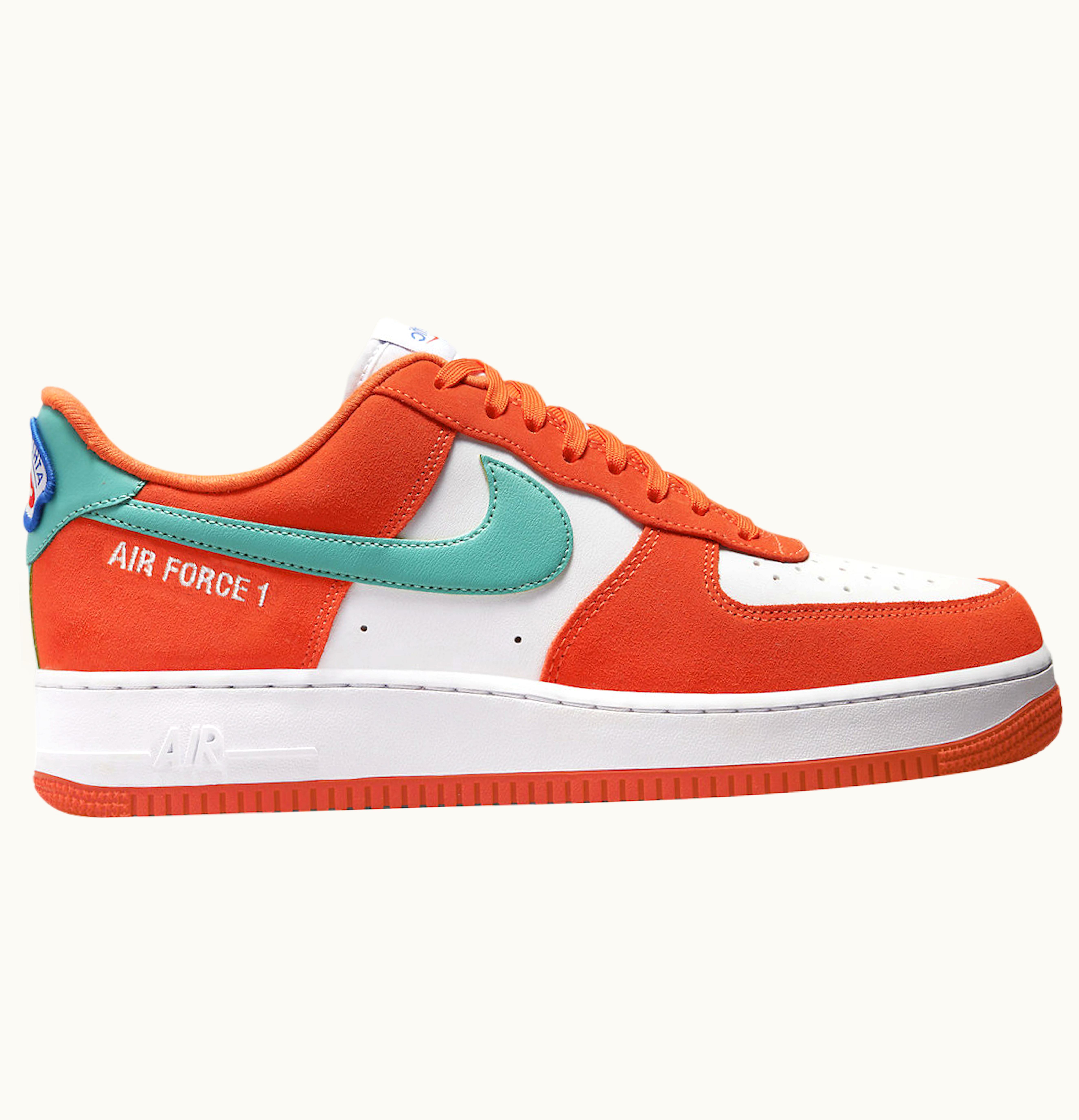 Nike Nike Air Force 1 Low Athletic Club White Orange