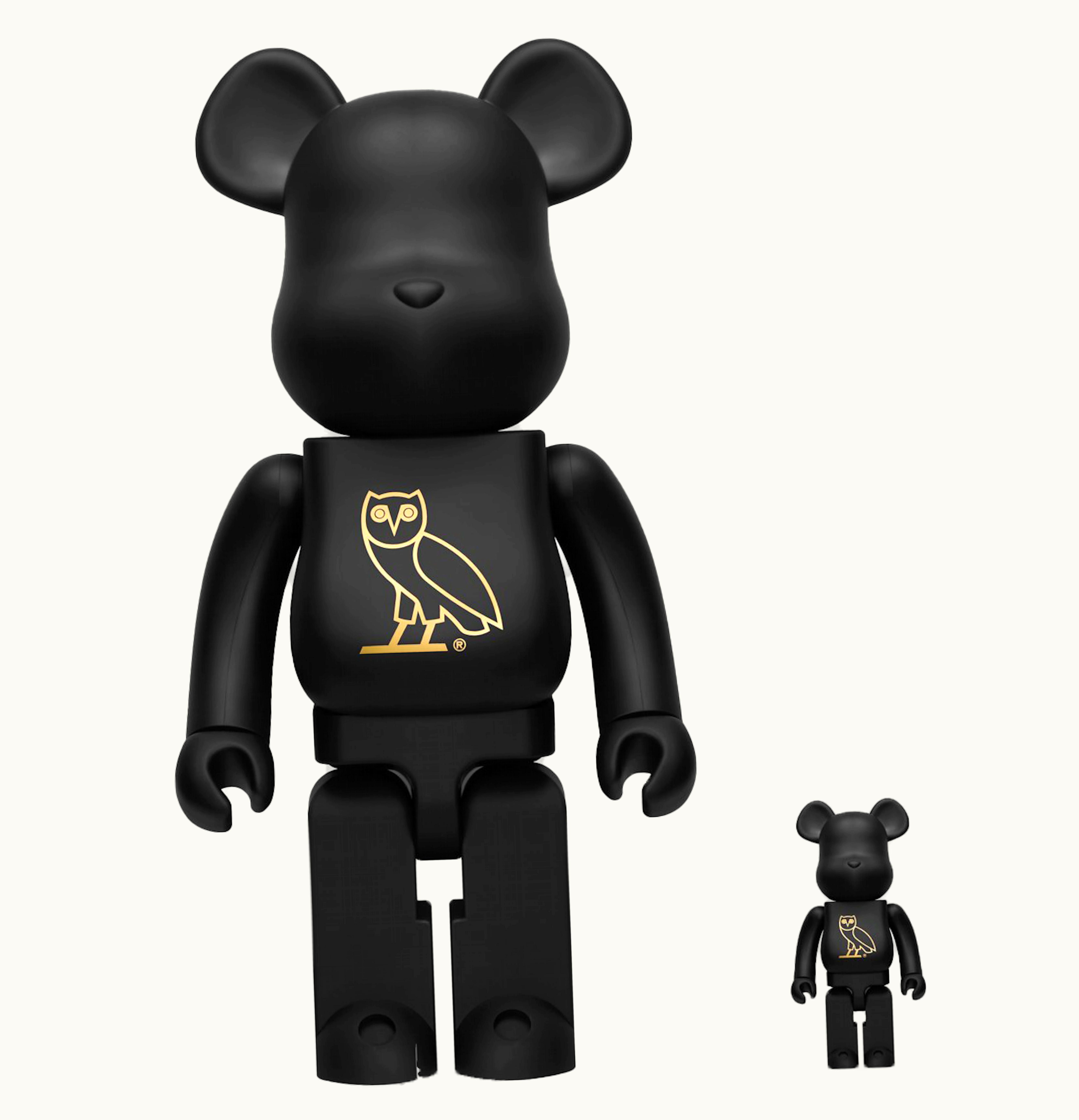 Bearbrick Bearbrick x OVO OG Owl 100 Collectible Black