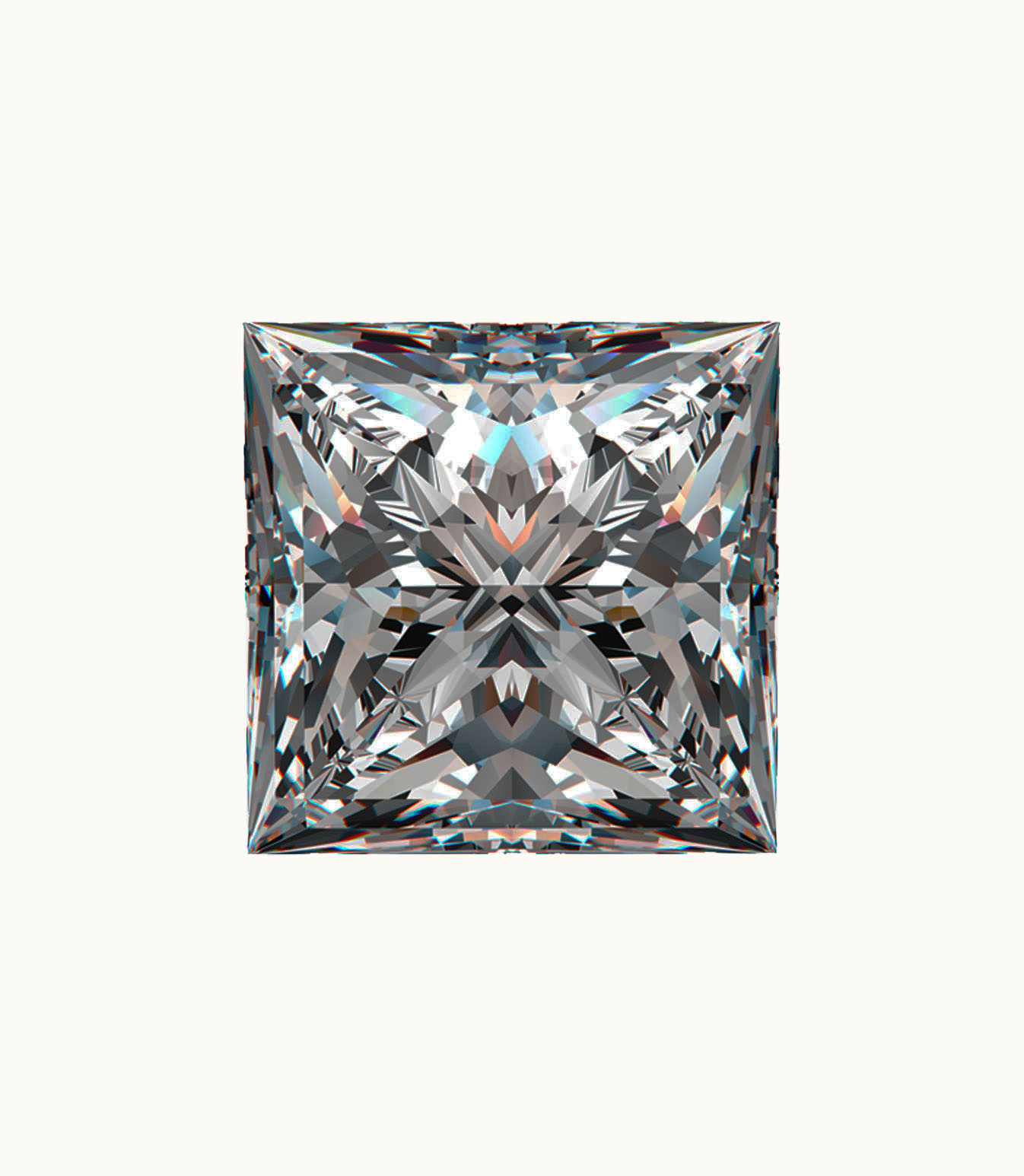 Loose Grey Diamonds Princess Loose Grey Diamonds Color D - Clarity VS2 - Cut Poor - Shape Princess