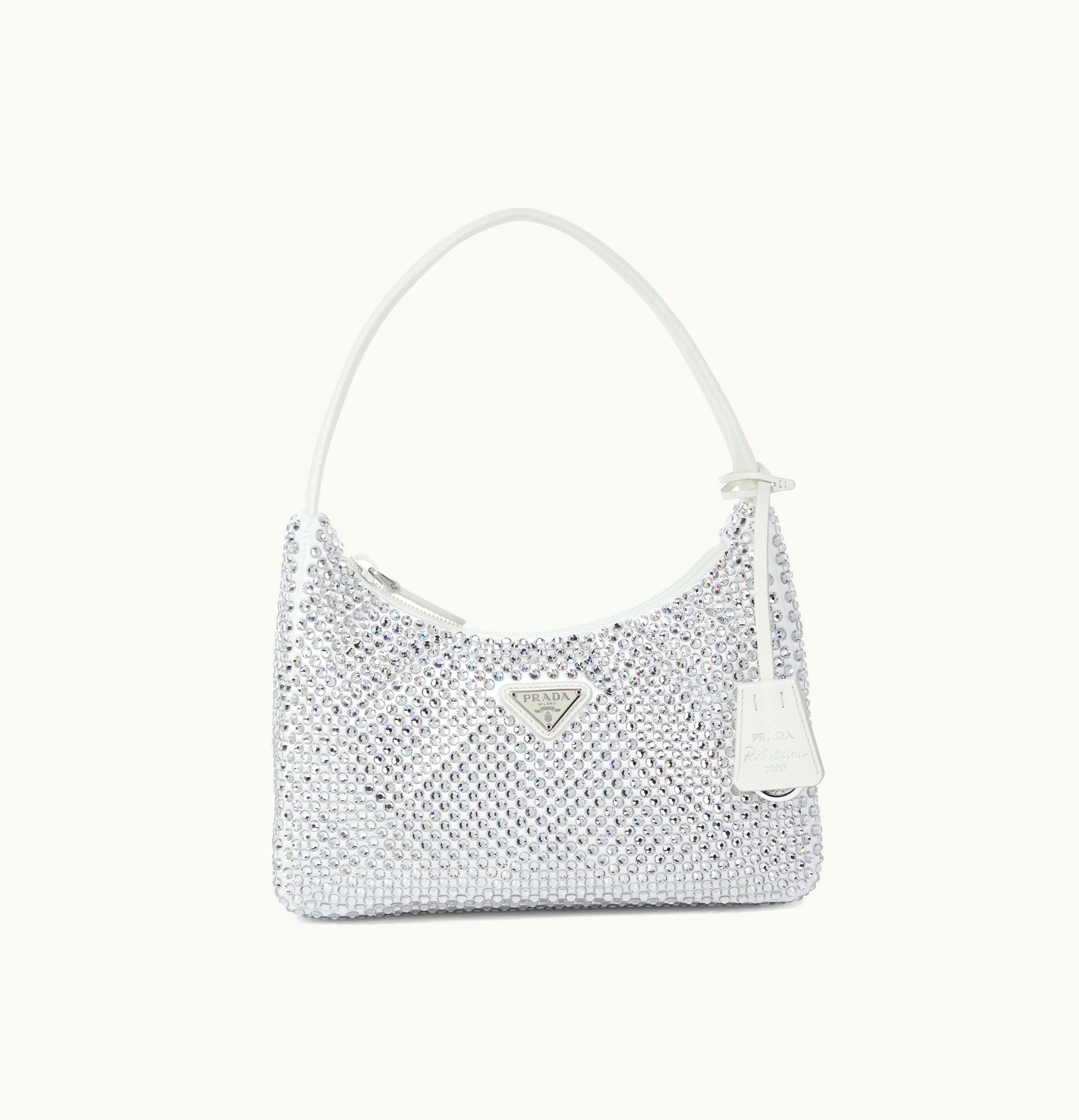 Prada Prada Re Edition 2000 Bag Silk Crystal