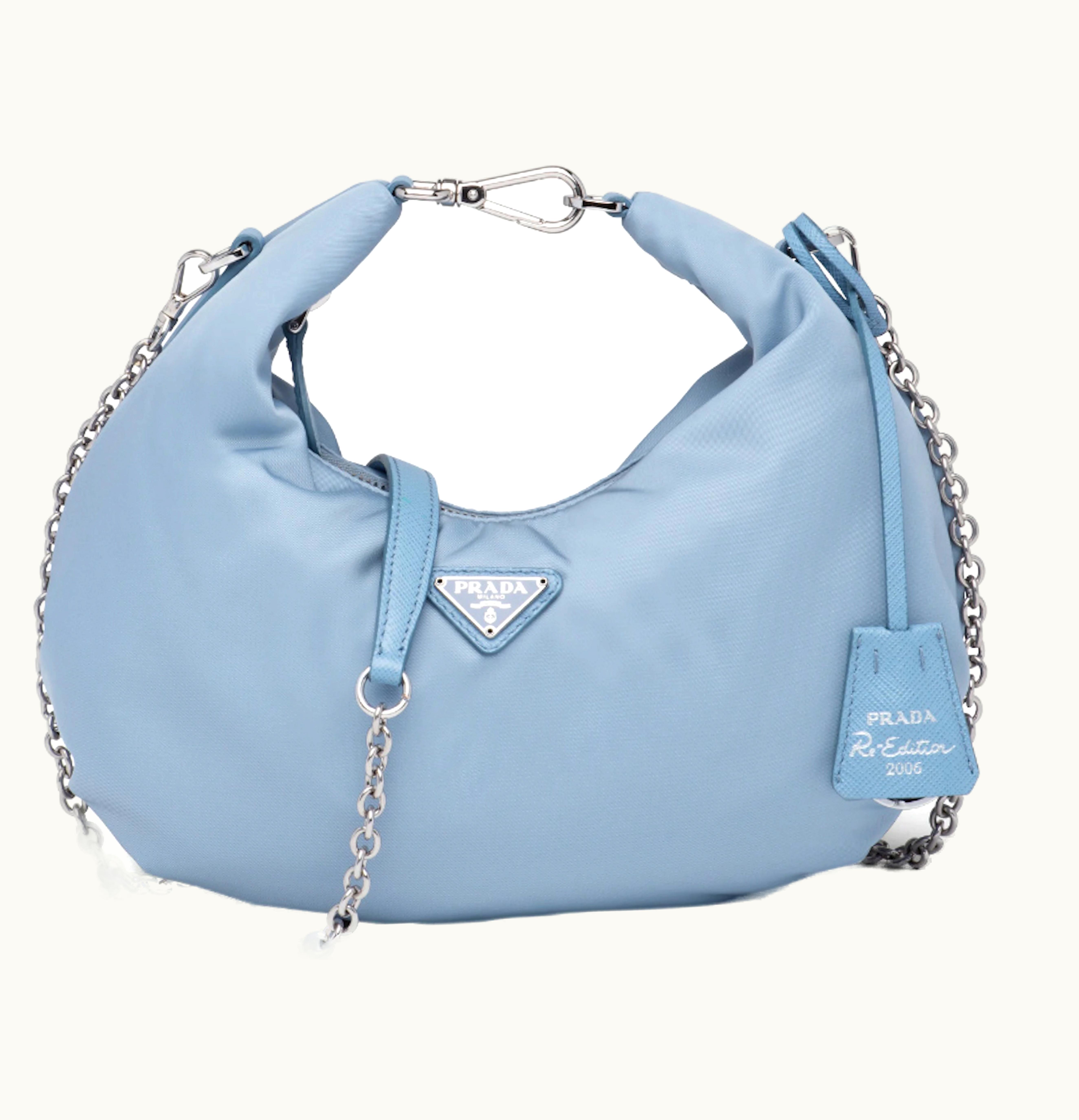 Prada Prada Re Edition 2006 Nylon Bag Astral Blue