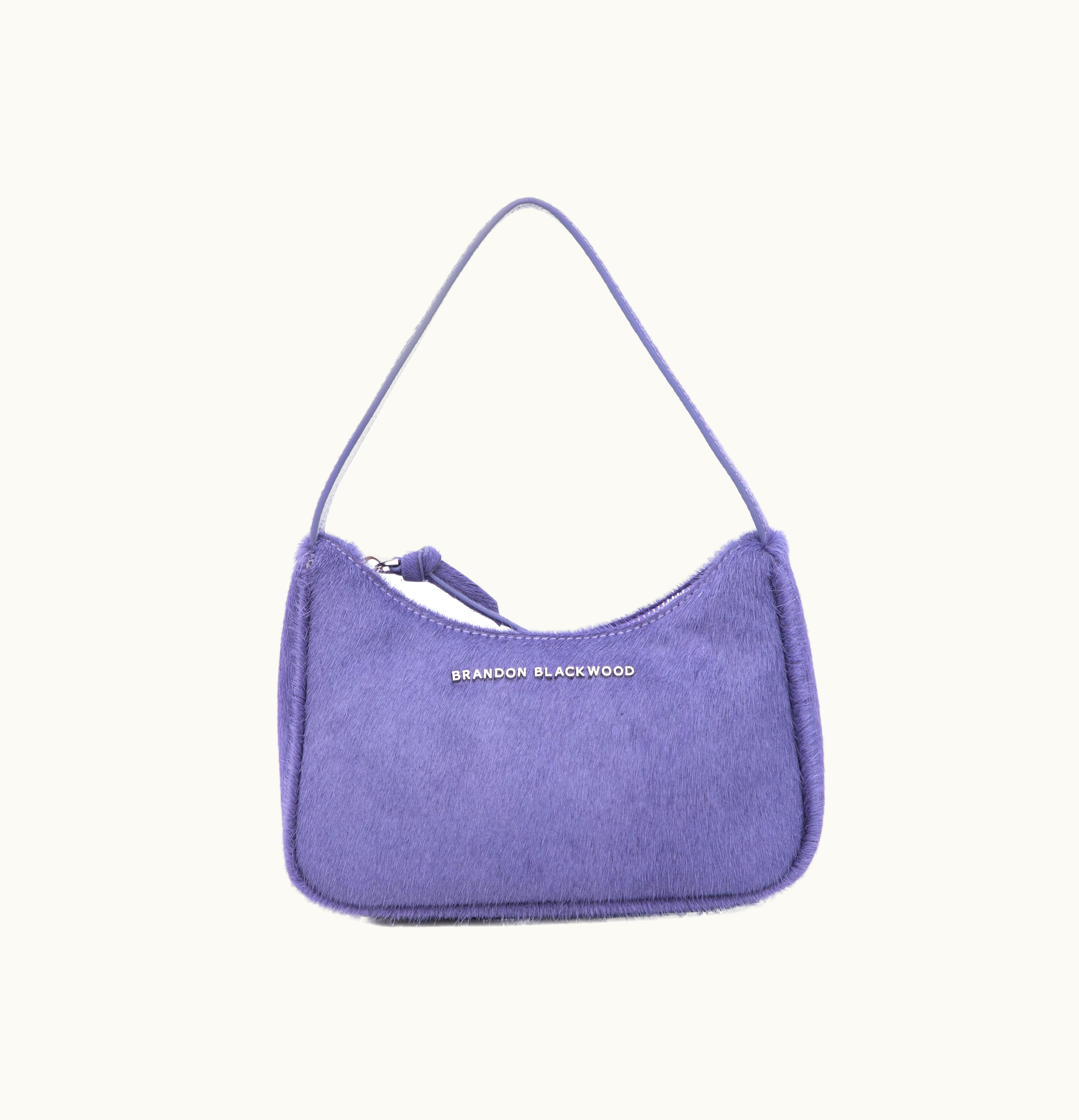 Brandon Blackwood Brandon Blackwood Syl Bag Purple Ponyhair