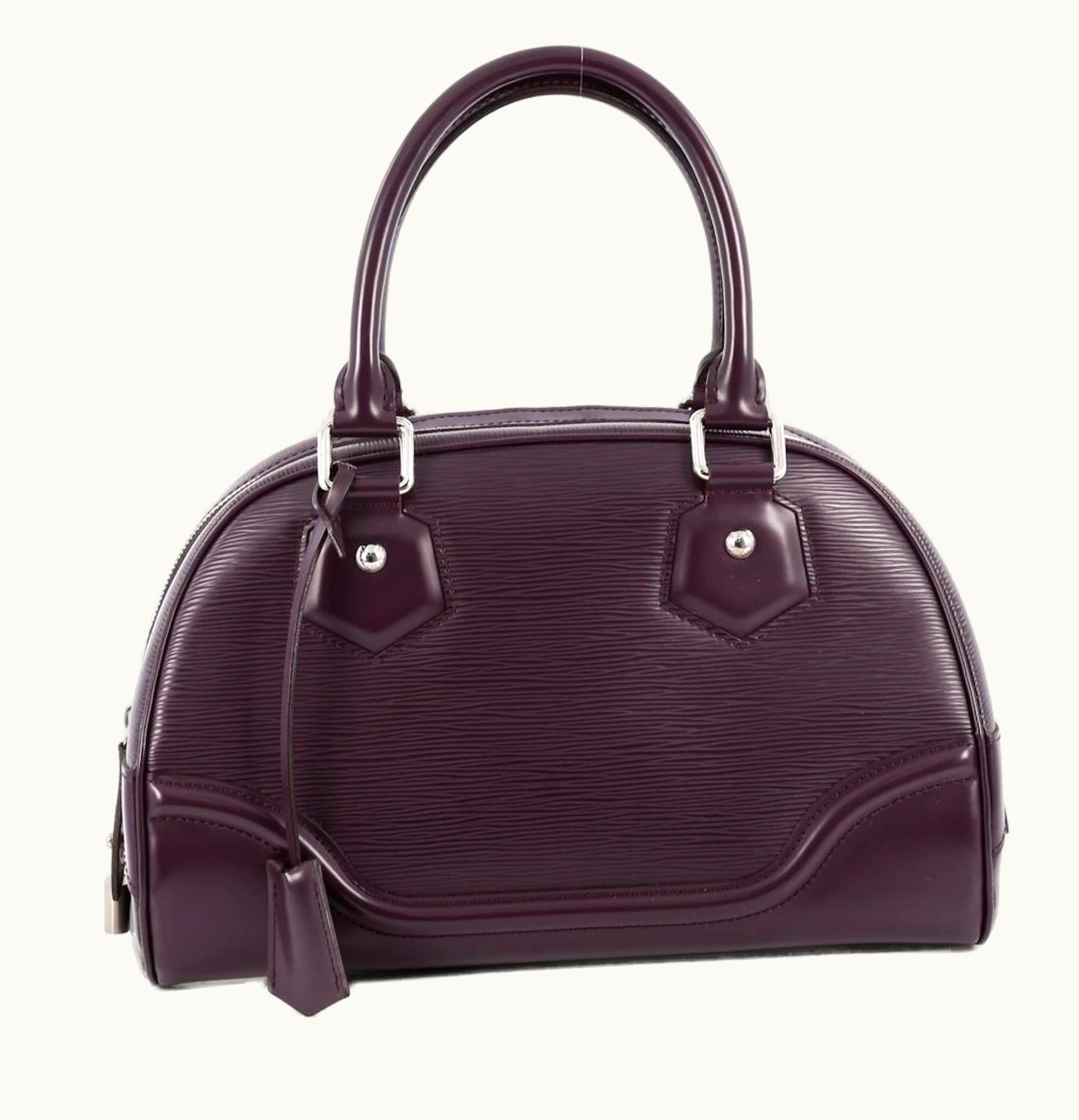 Louis Vuitton Louis Vuitton Montaigne Bowling Bag Epi PM Quetsche