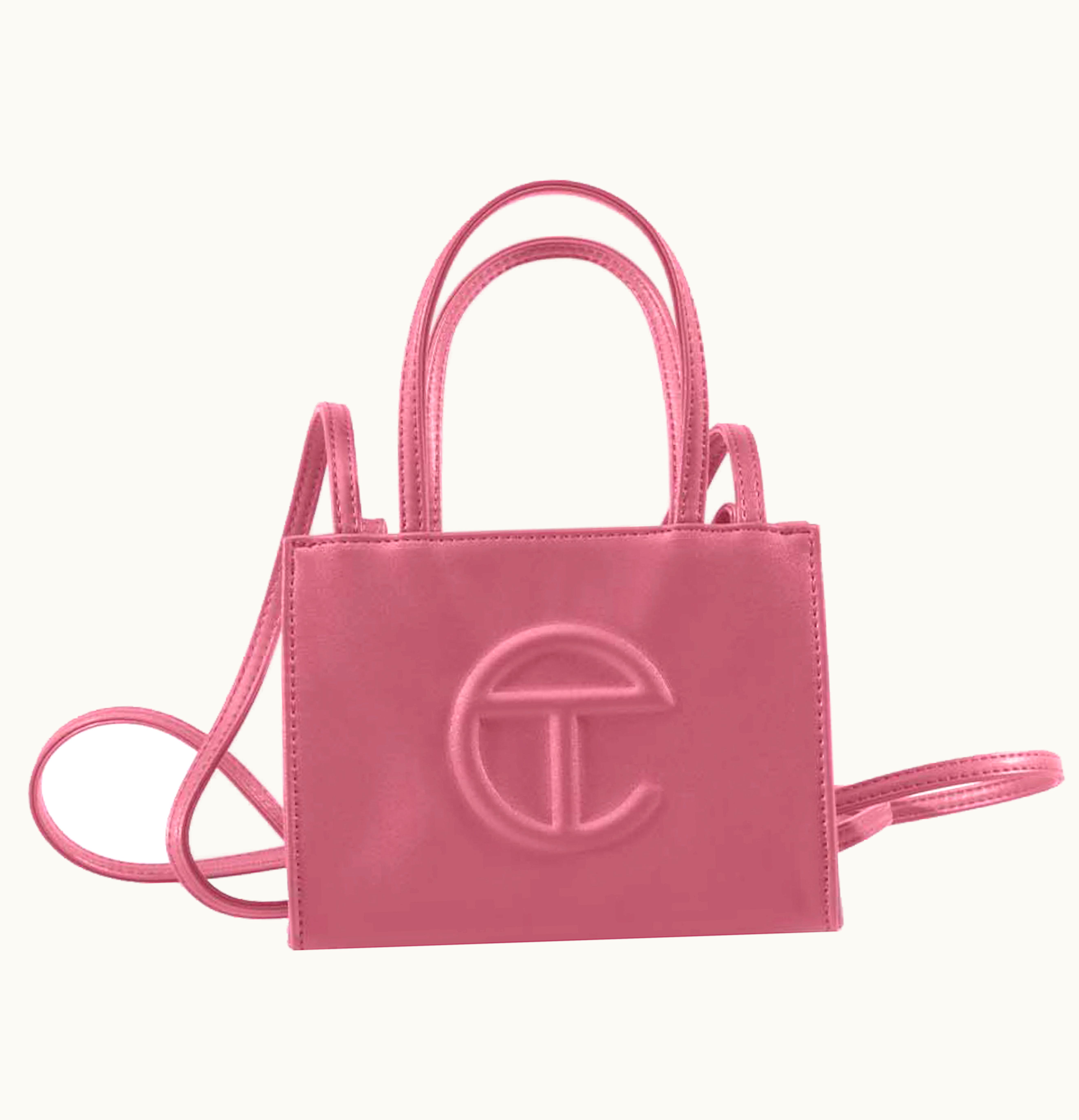 Telfar Telfar Shopping Bag Small Corned Beef