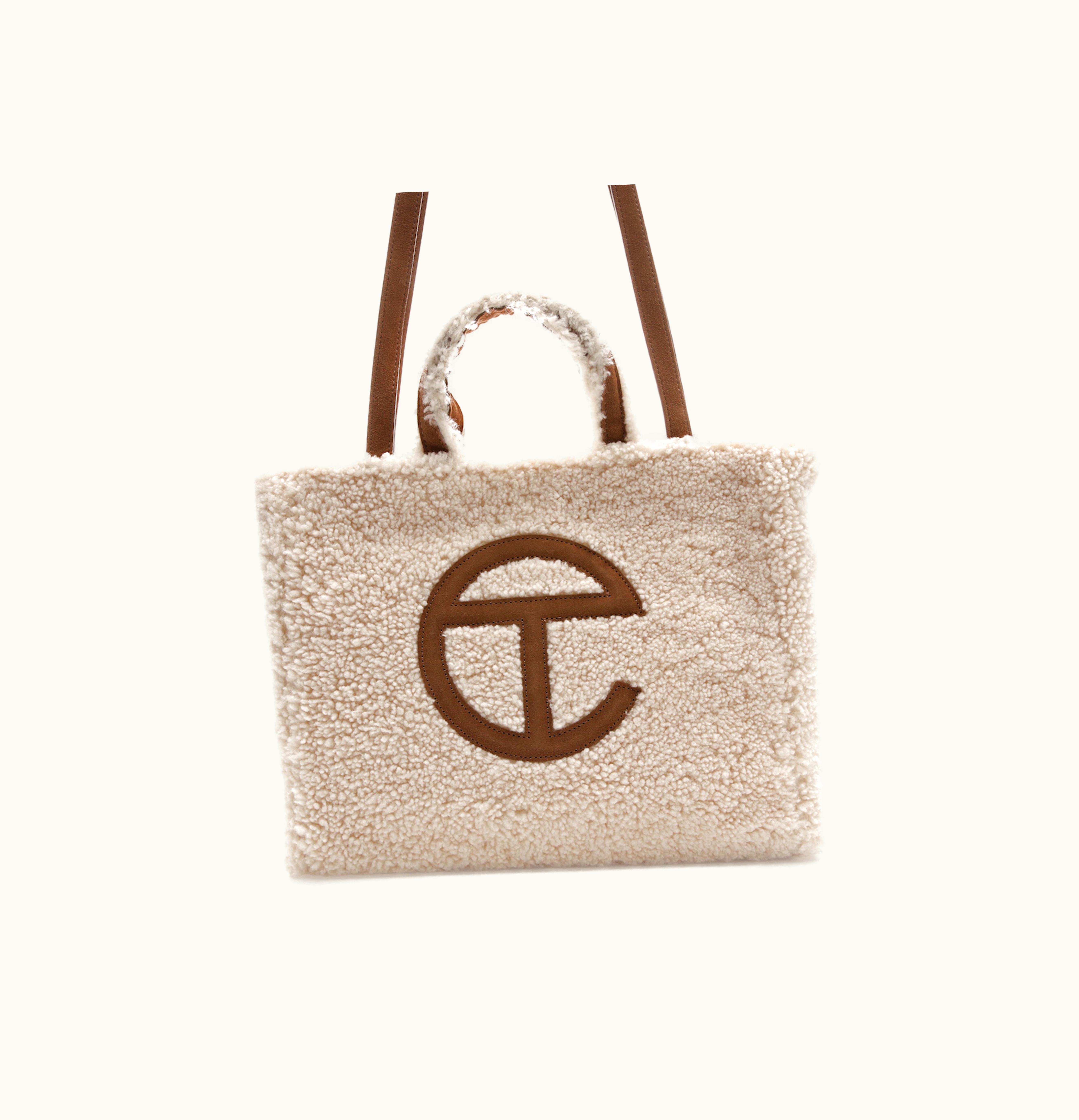 Telfar Telfar x UGG Reverse Shopping Bag Medium Natural