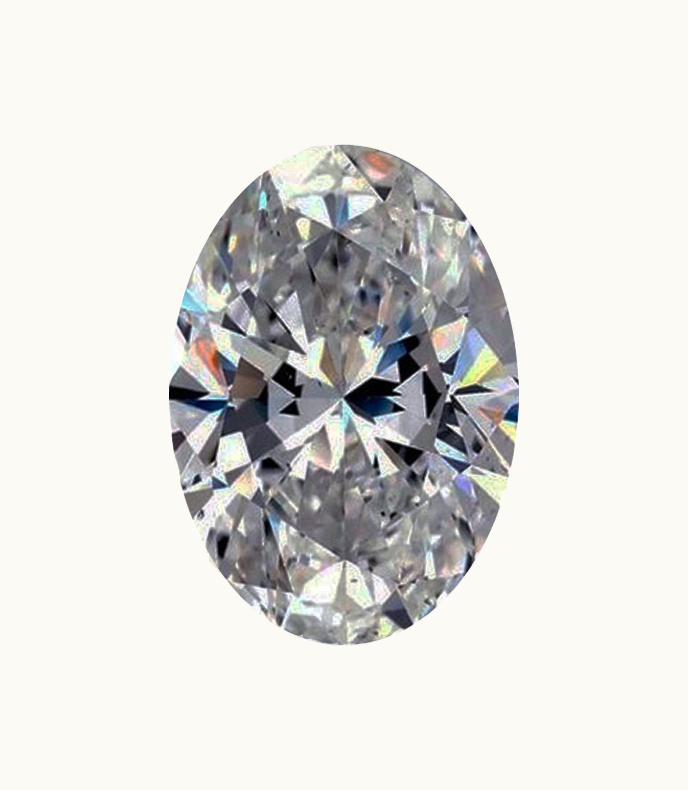 Loose Grey Diamonds Oval Loose Grey Diamonds Color F - Clarity VVS2 - Cut Excellent - Shape Oval