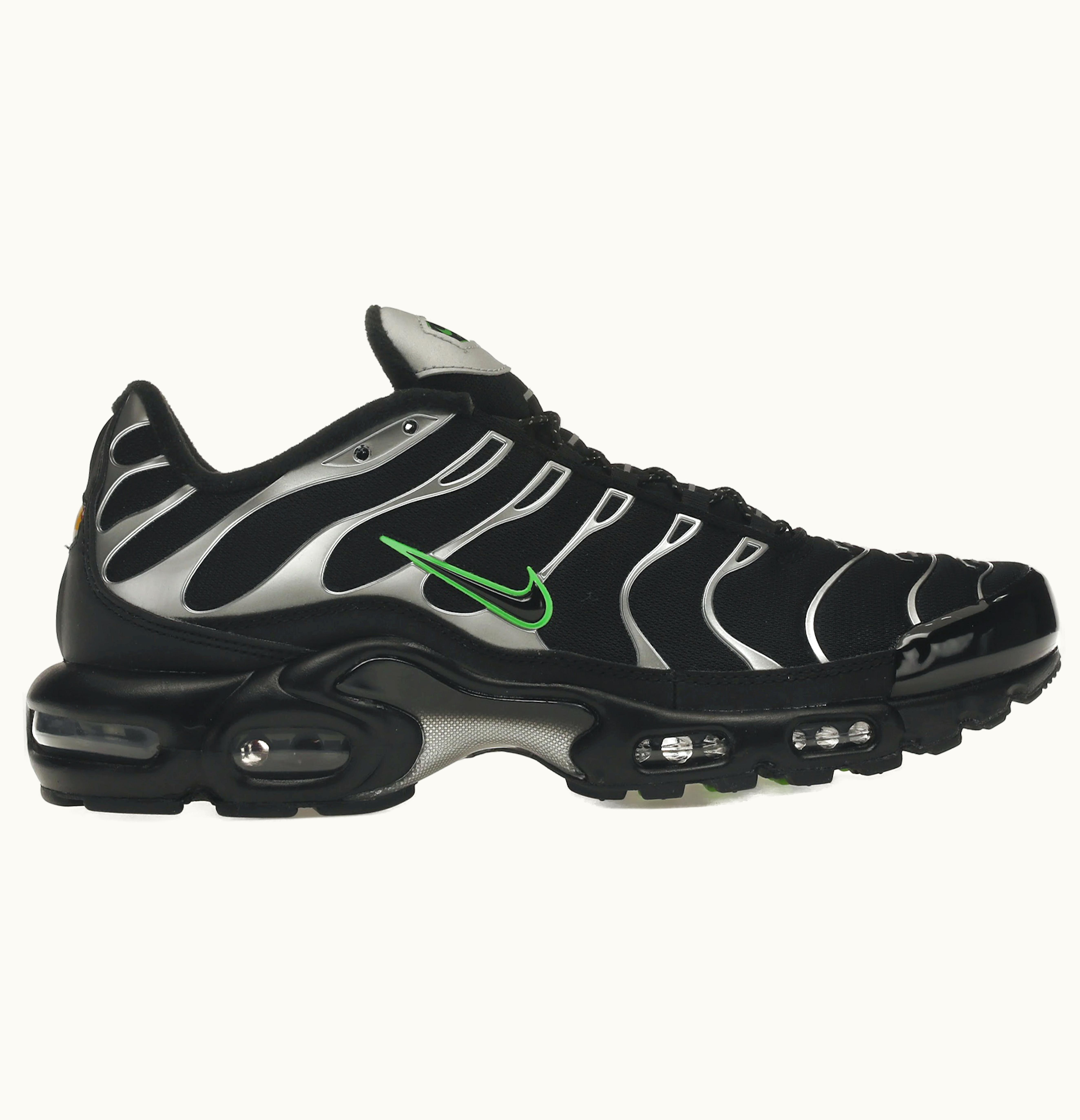 Nike Nike Air Max Plus Black Silver Green Strike
