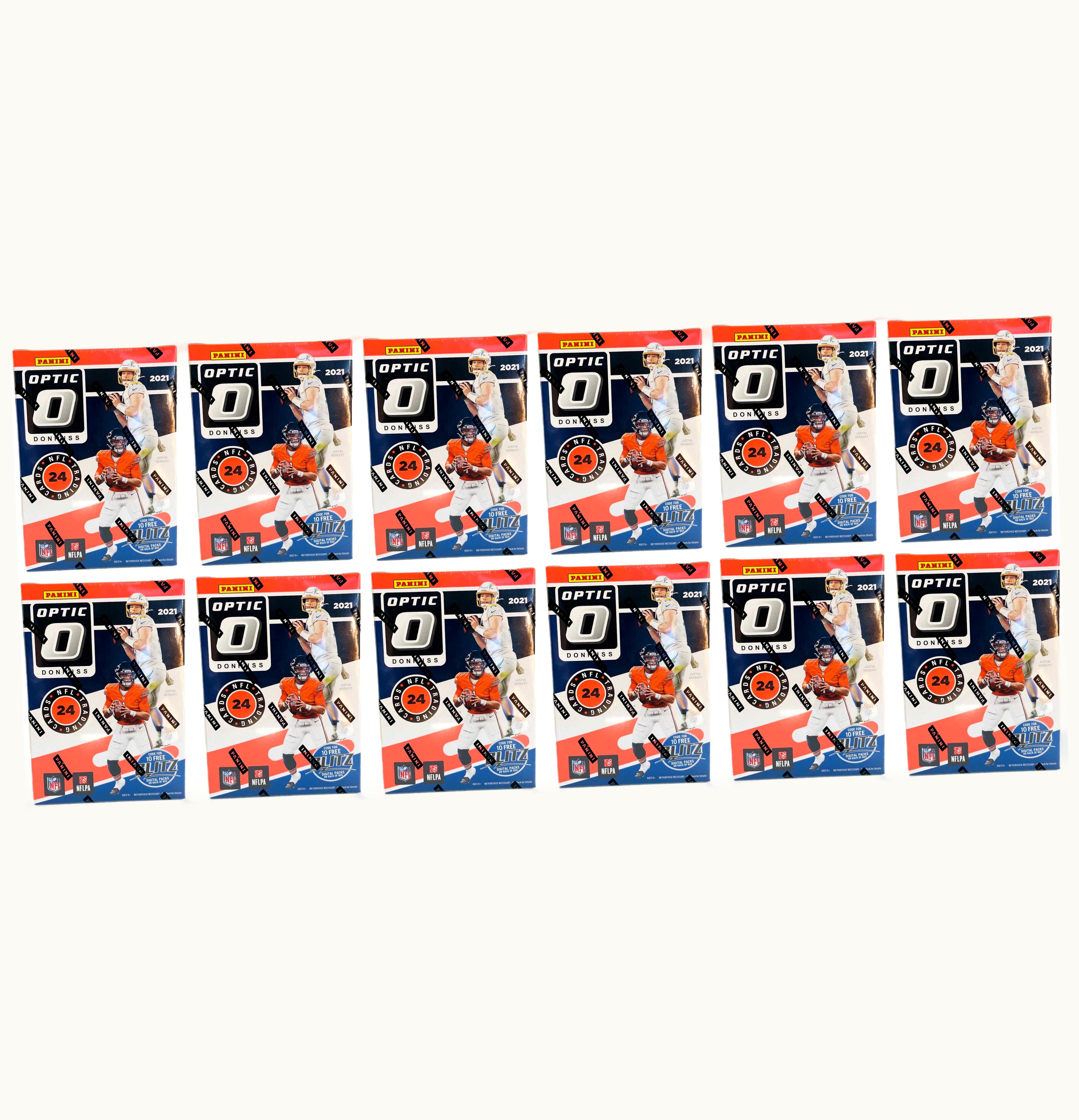 Panini 2021 Panini Donruss Optic Football Blaster Box Pink Parallels 12x Lot