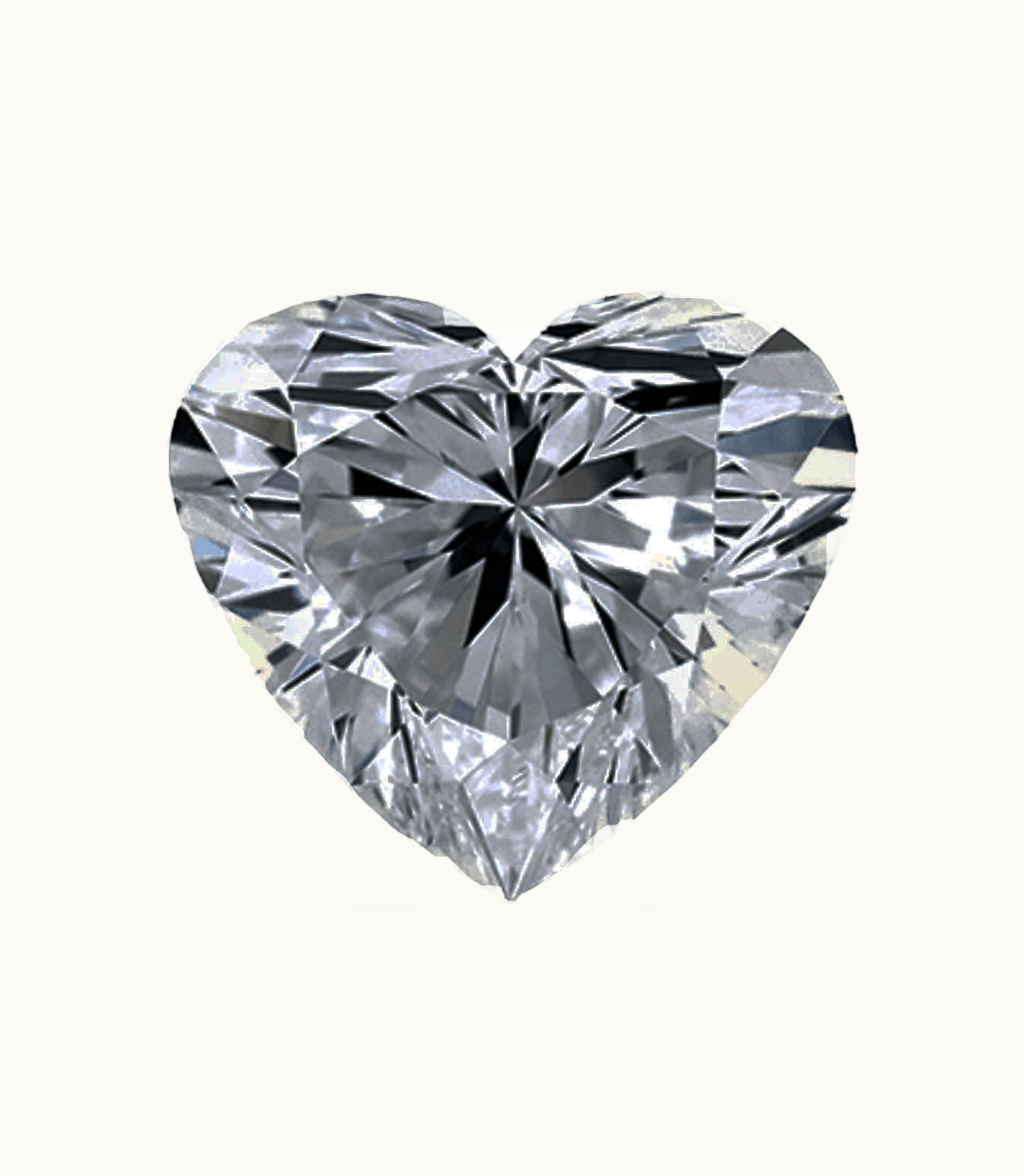 Loose Grey Diamonds Heart Loose Grey Diamonds Color E - Clarity VS1 - Cut Good - Shape Heart