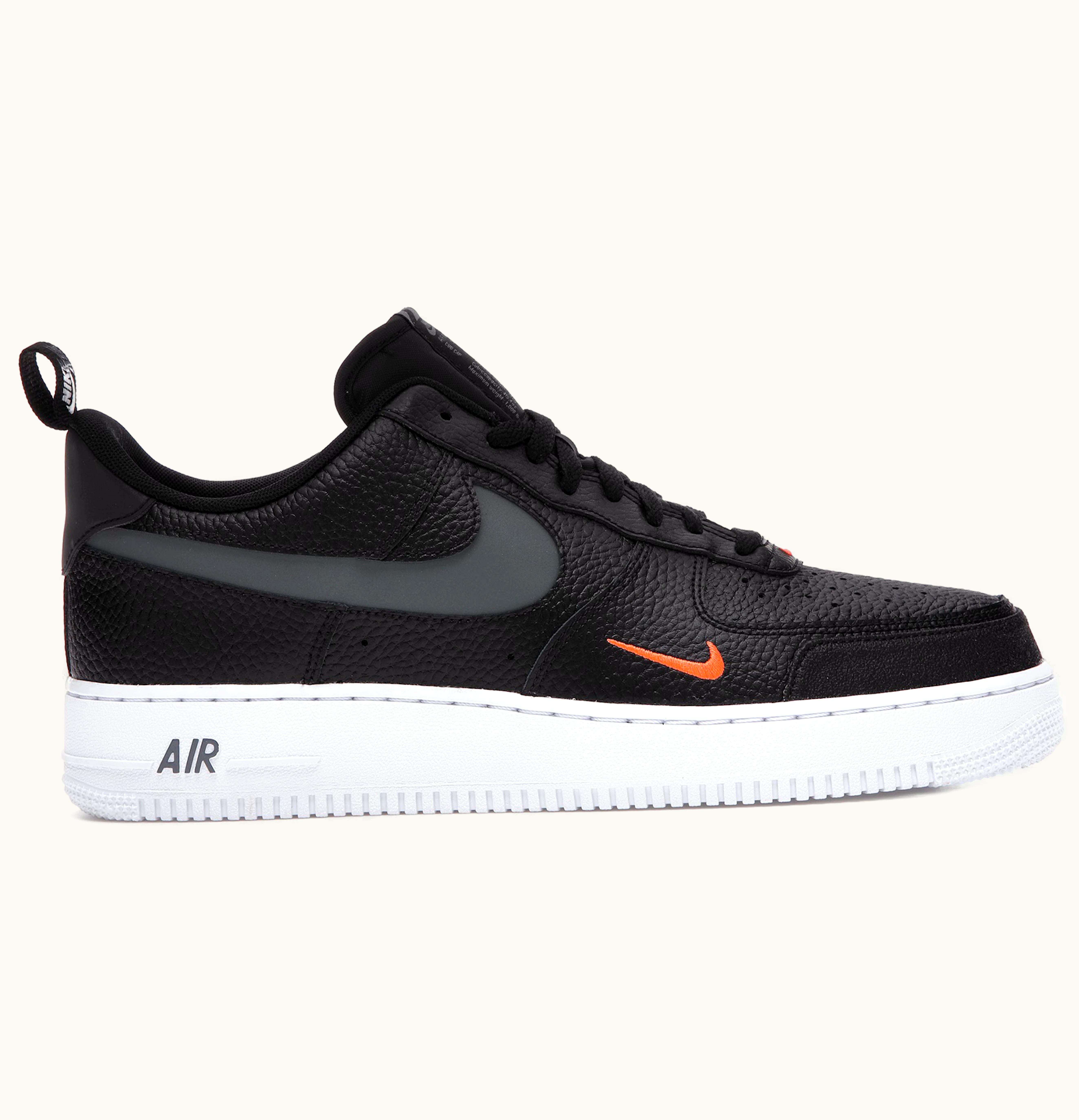 Nike Nike Air Force 1 Low 07 LV8 Black Tumbled Leather