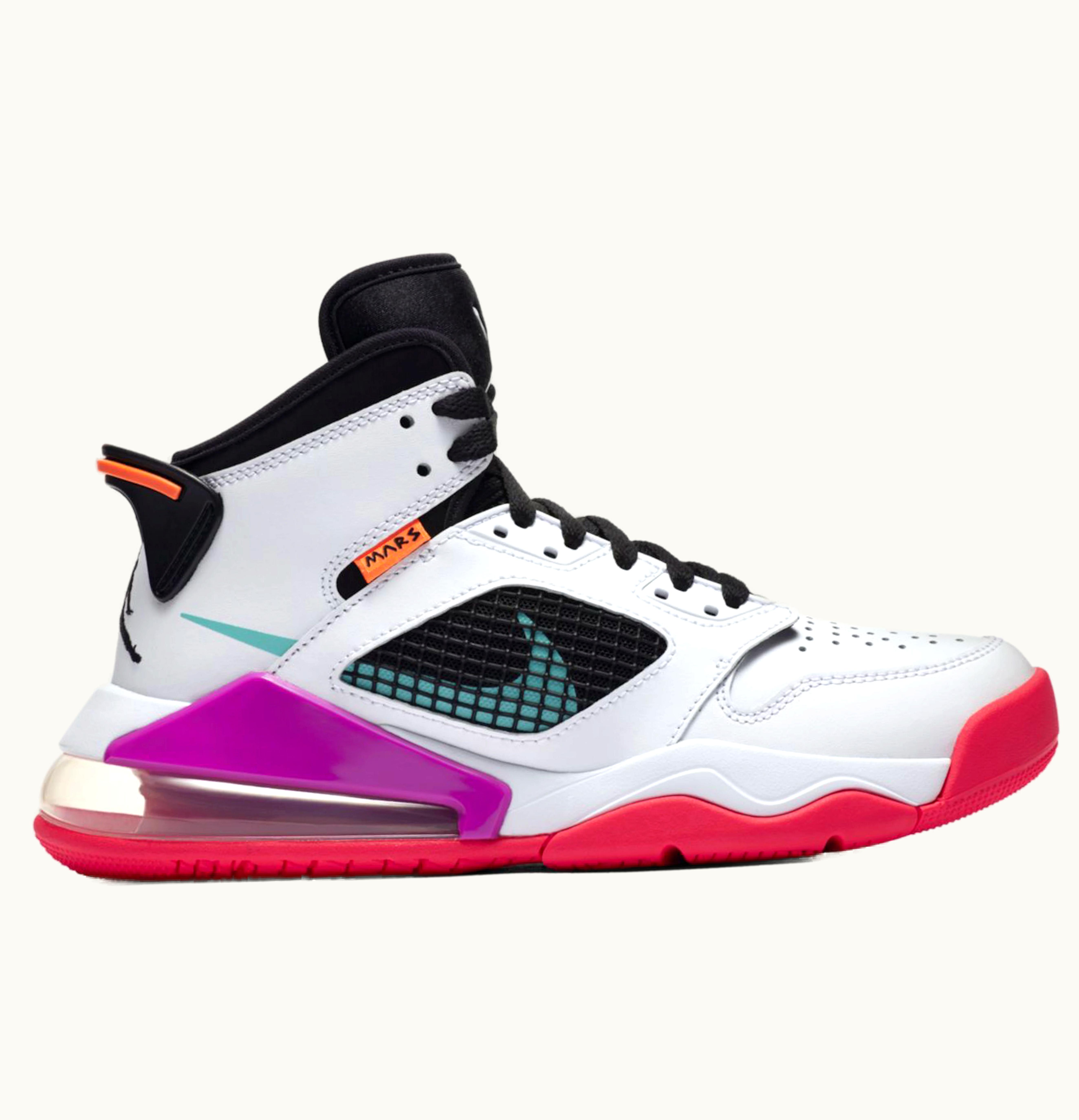 Jordan Air Jordan Mars 270 White Hyper Violet GS
