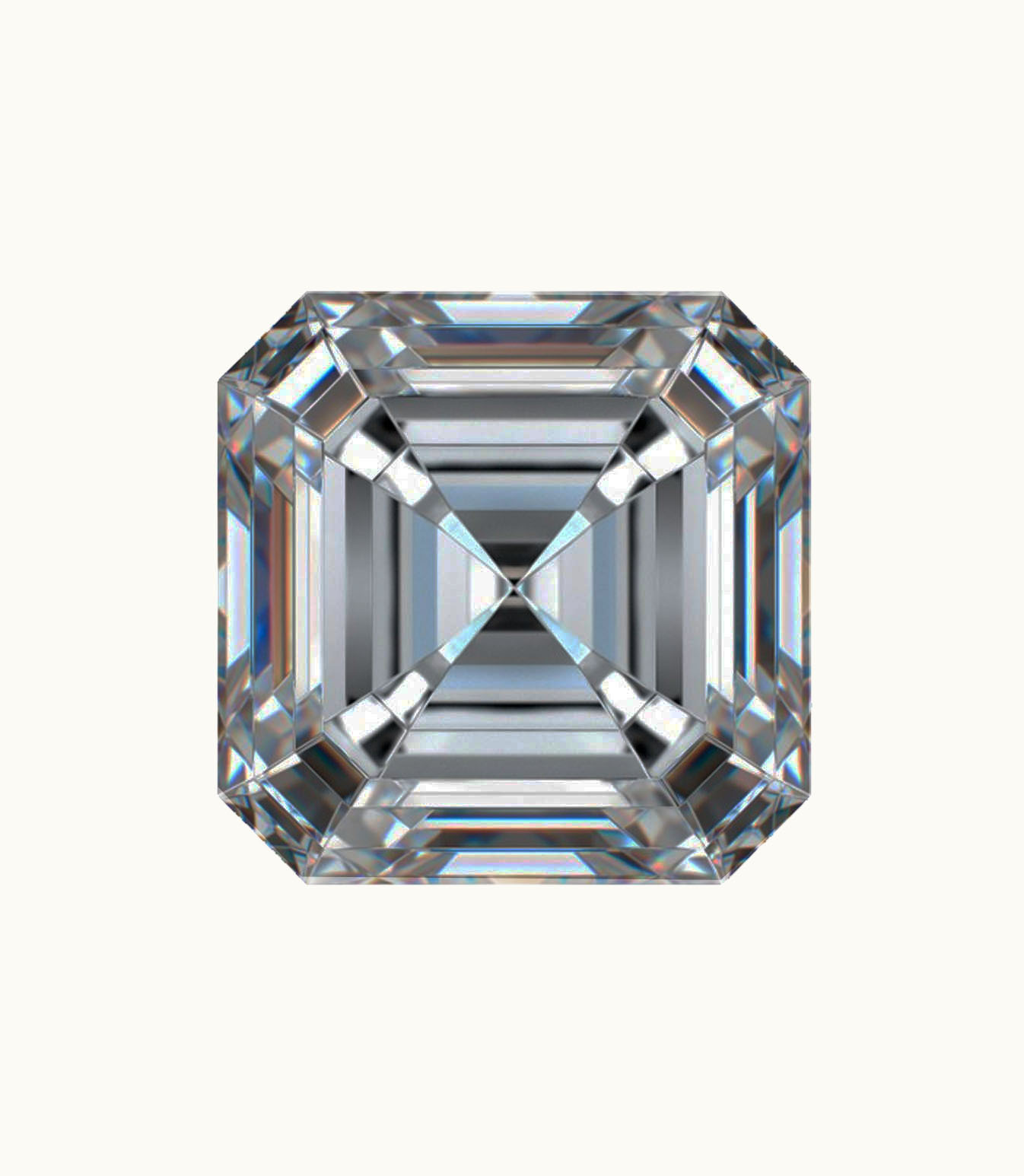 Loose Grey Diamonds Asscher Loose Grey Diamonds Color K - Clarity VS2 - Cut Poor - Shape Asscher