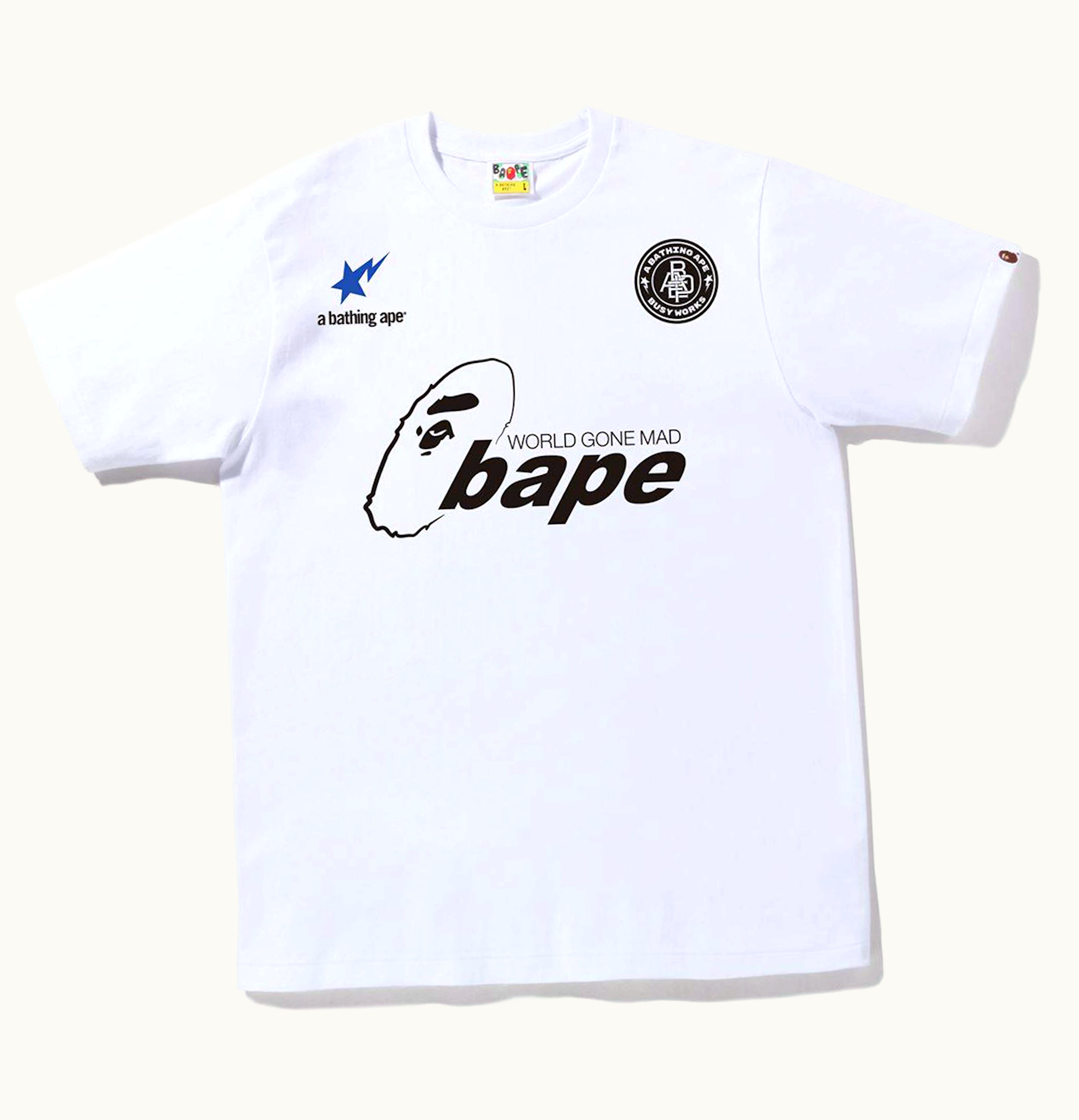 BAPE BAPE Soccer 1 Tee White