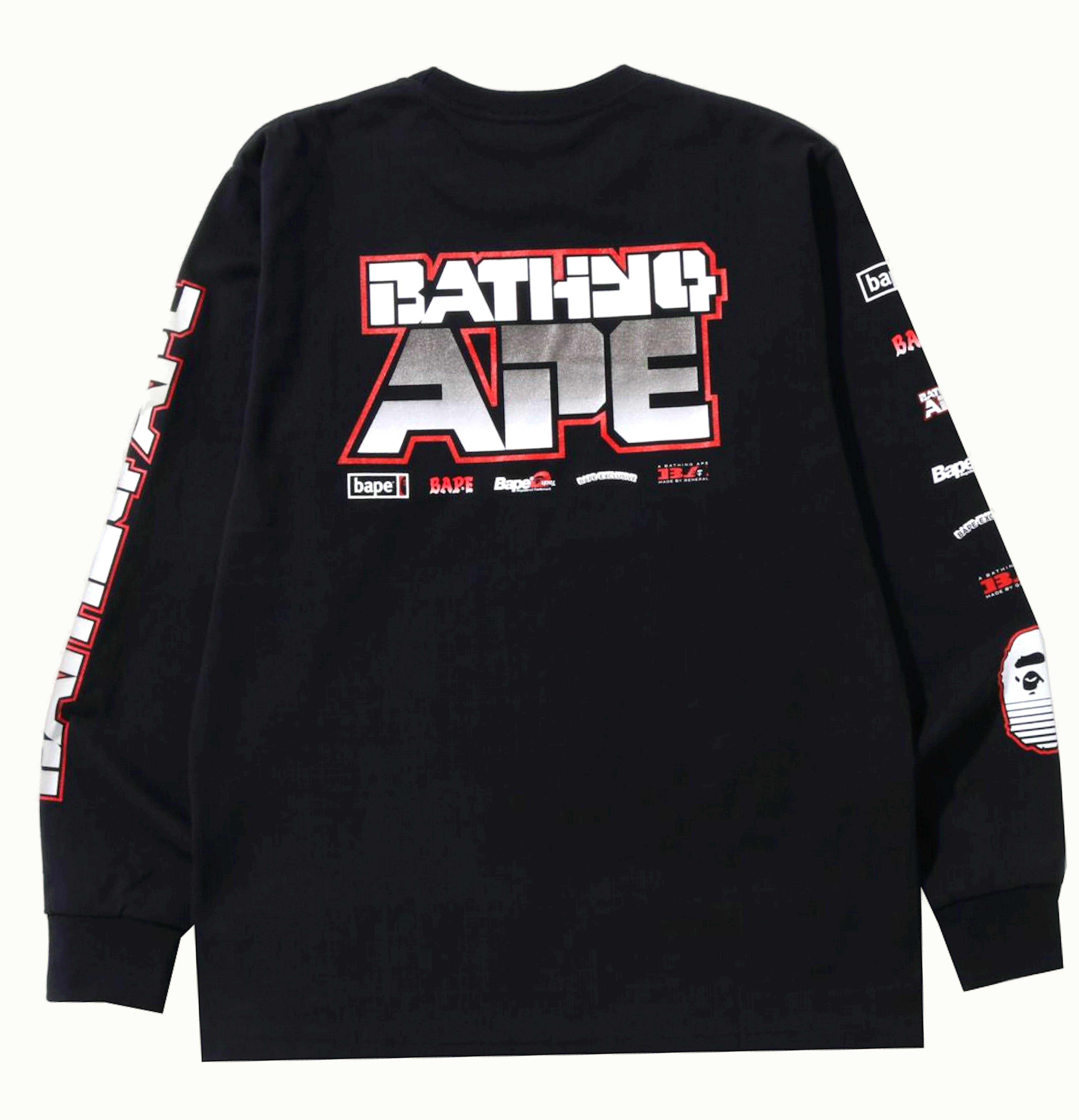 BAPE BAPE Graphic 1 L S Tee Black