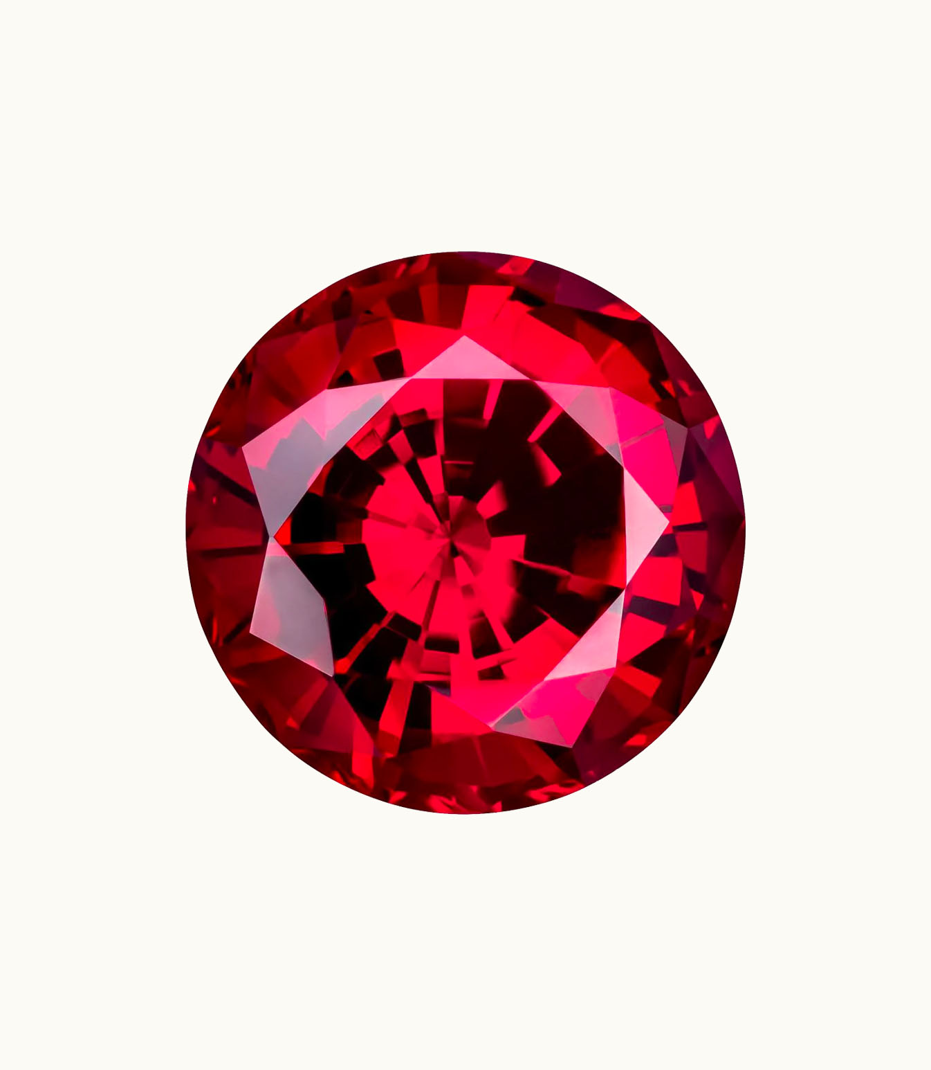 Loose Ruby Round Loose Ruby Intensity Intense - Clarity Moderately Included - Cut Very Good - Shape Round