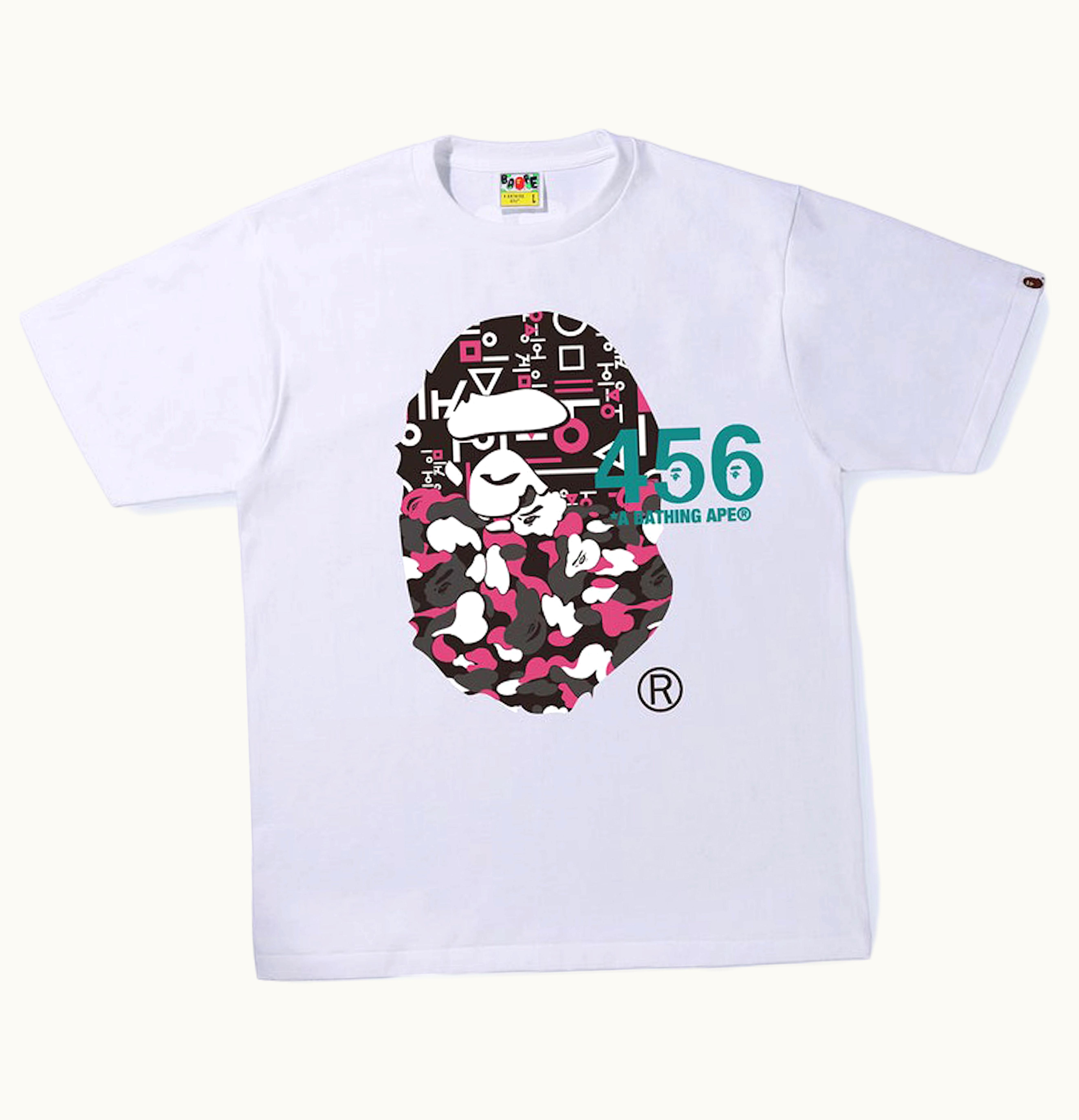 BAPE BAPE x Squid Game Ape Head Tee White