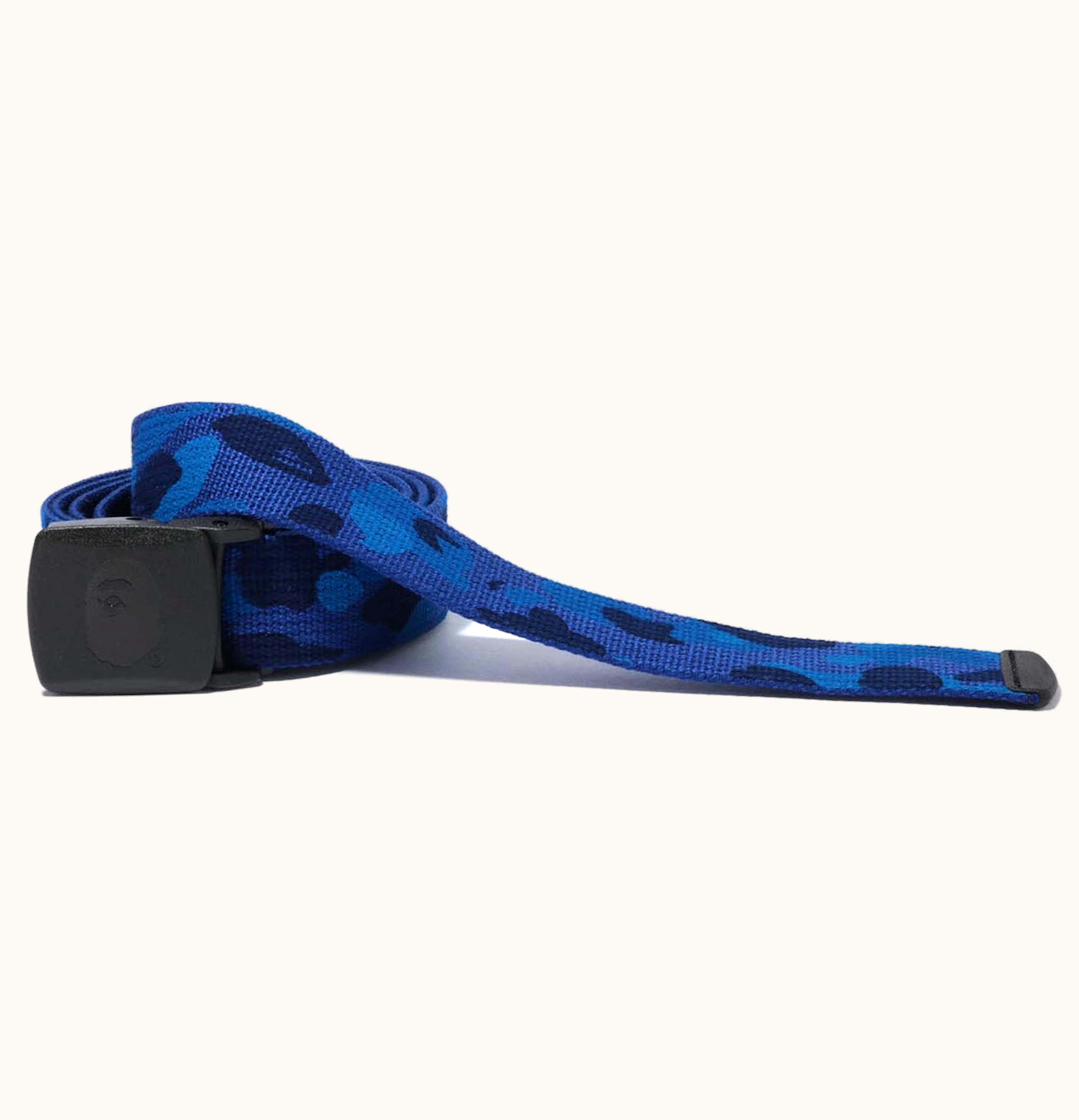 BAPE BAPE Color Camo Long GI Belt Navy