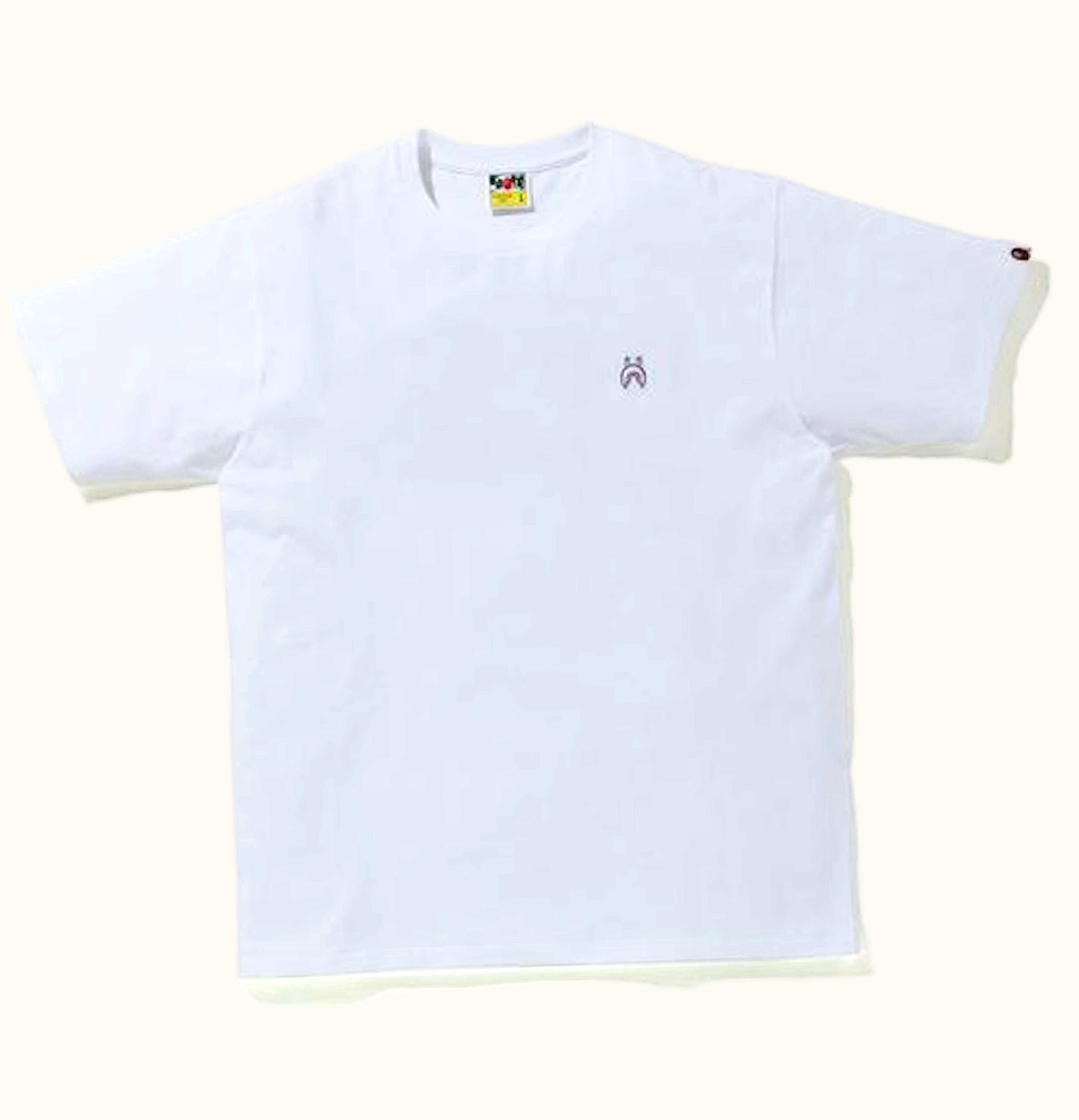 BAPE BAPE Shark One Point T Shirt White