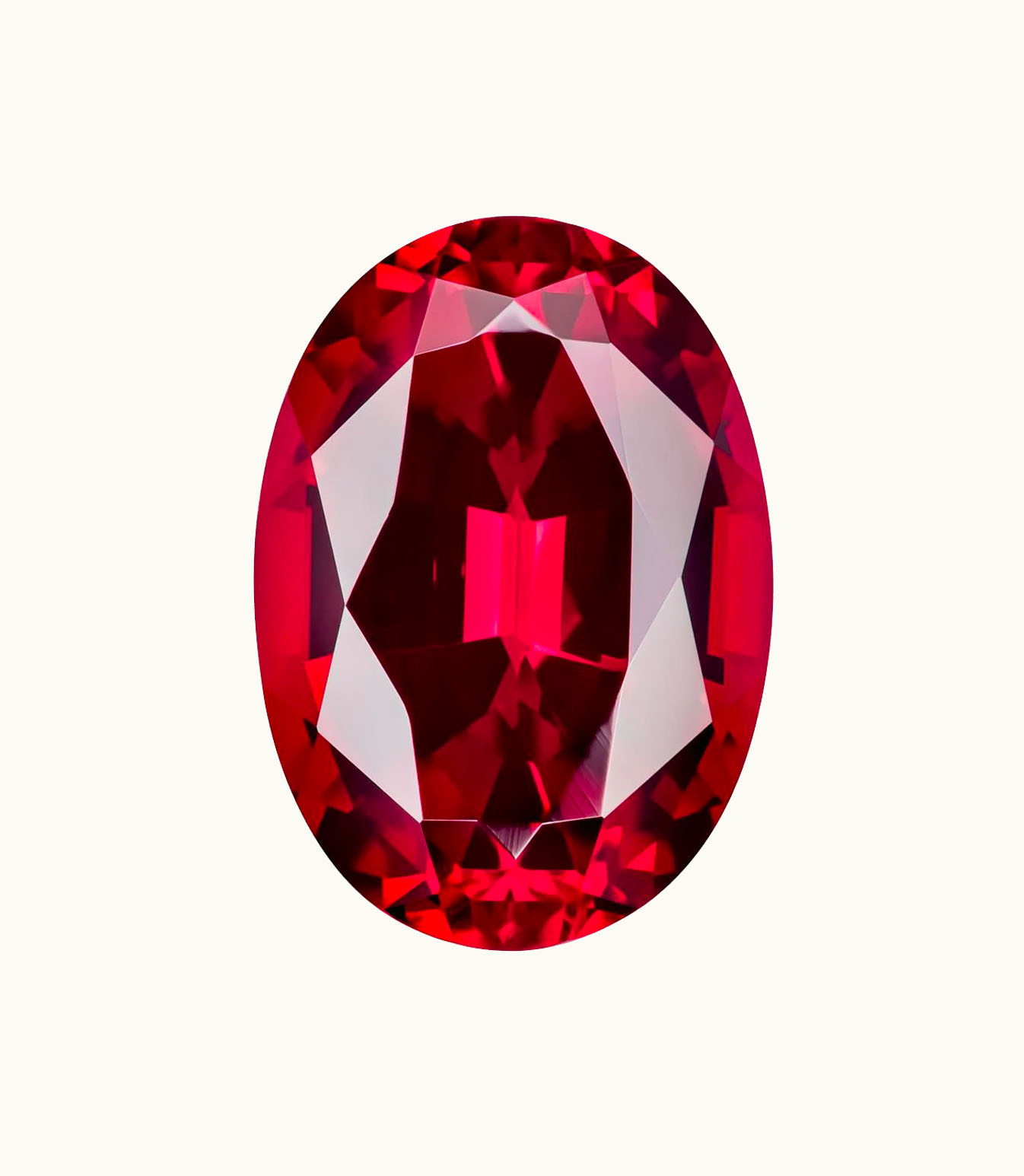 Loose Ruby Oval Loose Ruby Intensity Vivid - Clarity Moderately Included - Cut Good - Shape Oval