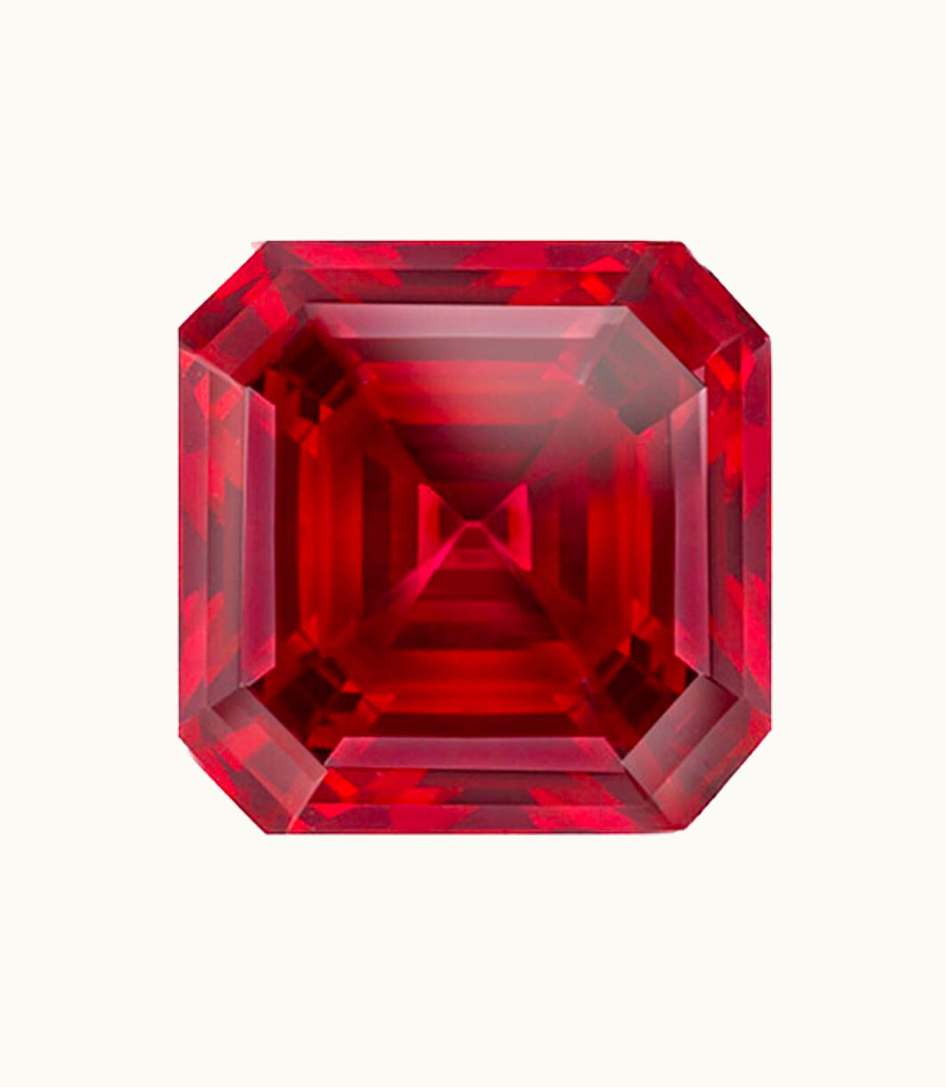 Loose Ruby Asscher Loose Ruby Intensity Medium Intense - Clarity Heavily Included - Cut Excellent - Shape Asscher