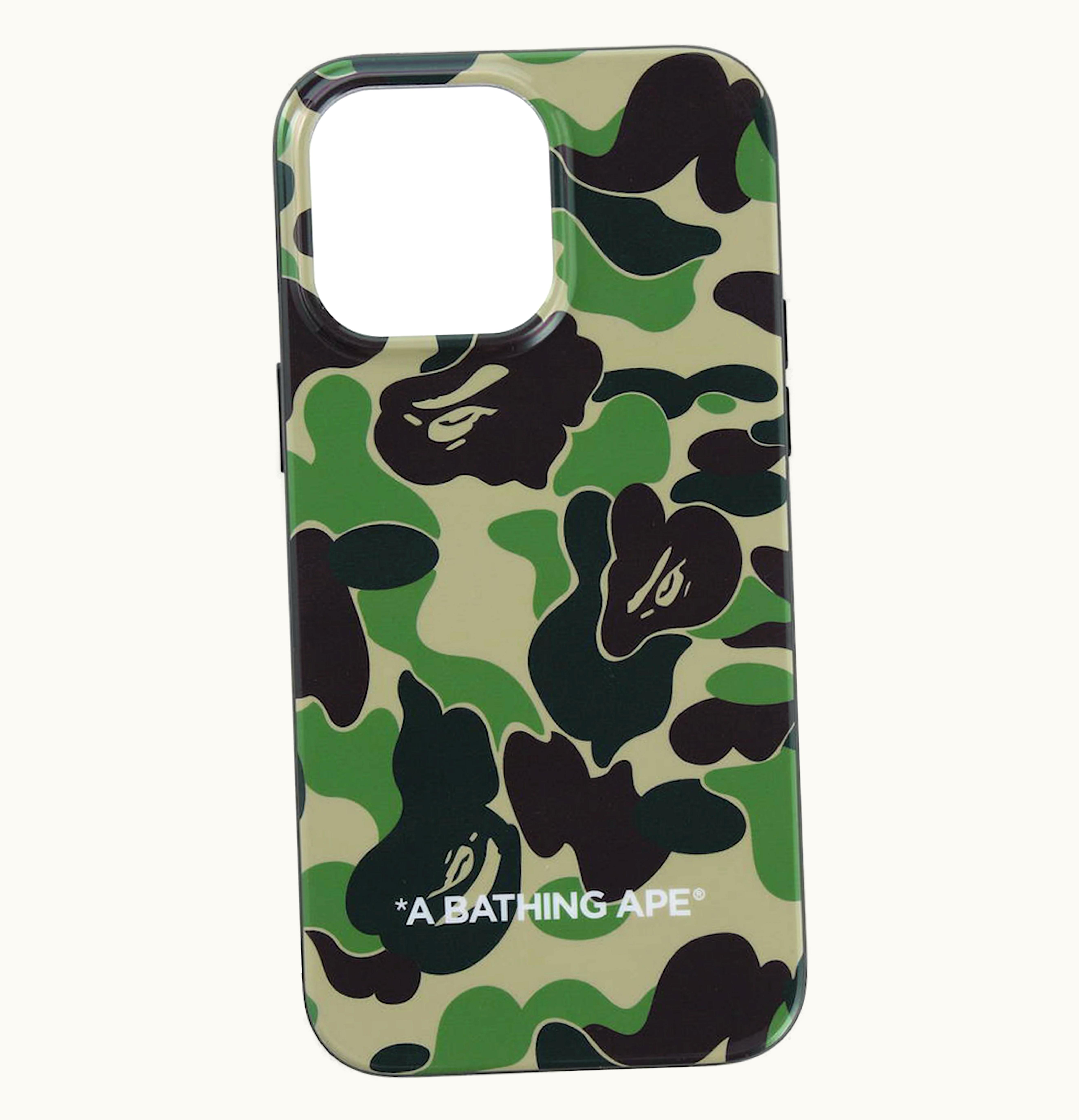 BAPE BAPE ABC Camo iPhone 14 Pro Max Case Green