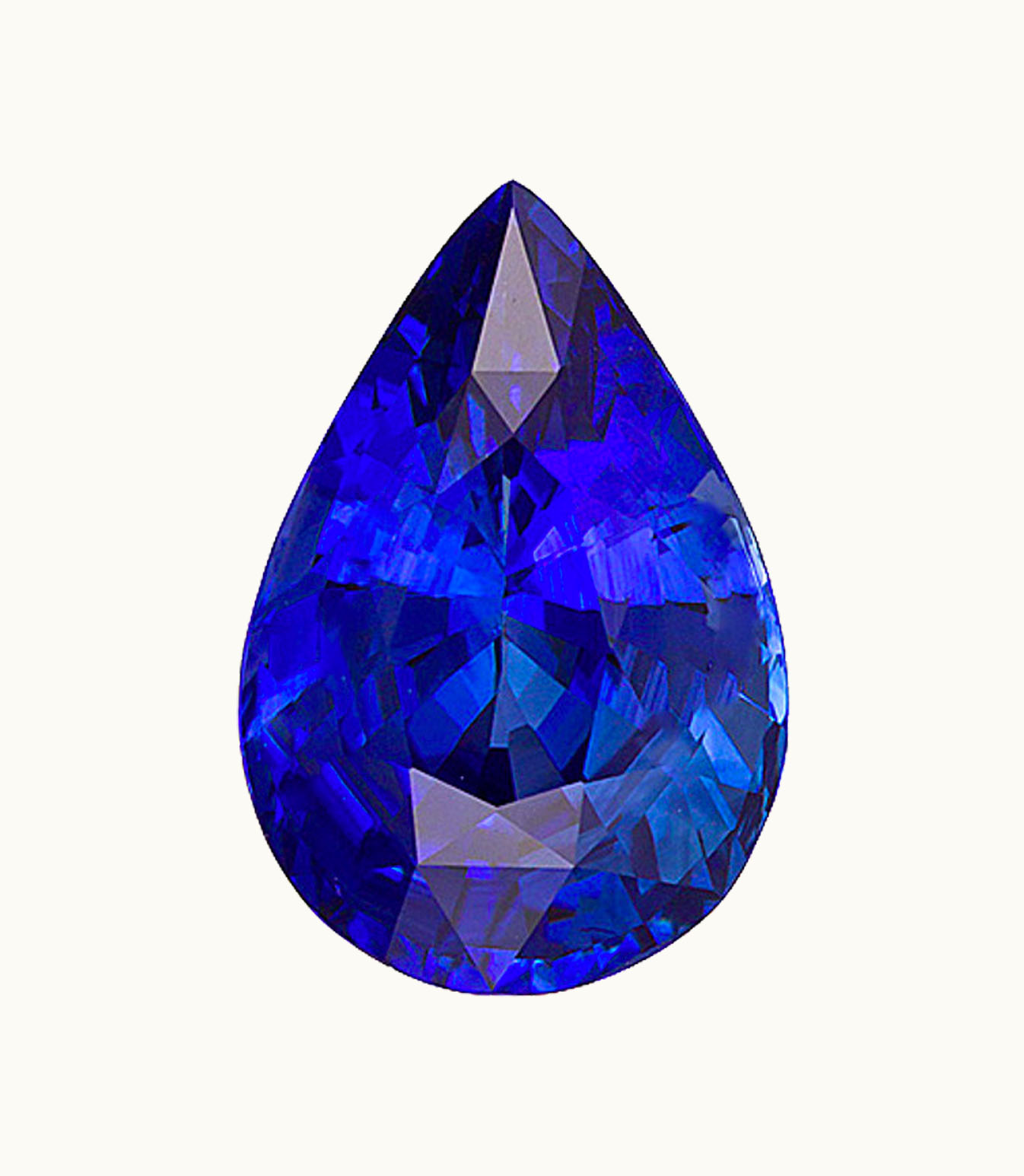 Loose Sapphire Pear Loose Sapphire Intensity Intense - Clarity Heavily Included - Cut Very Good - Shape Pear