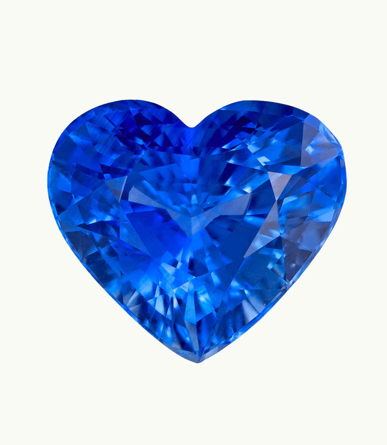 Loose Sapphire Heart Loose Sapphire Intensity Dark - Clarity Moderately Included - Cut Poor - Shape Heart