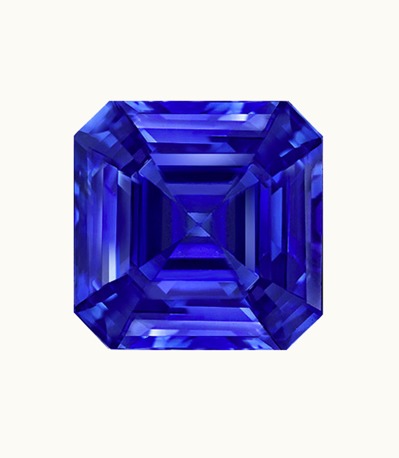 Loose Sapphire Asscher Loose Sapphire Intensity Medium Intense - Clarity Slightly Included - Cut Very Good - Shape Asscher