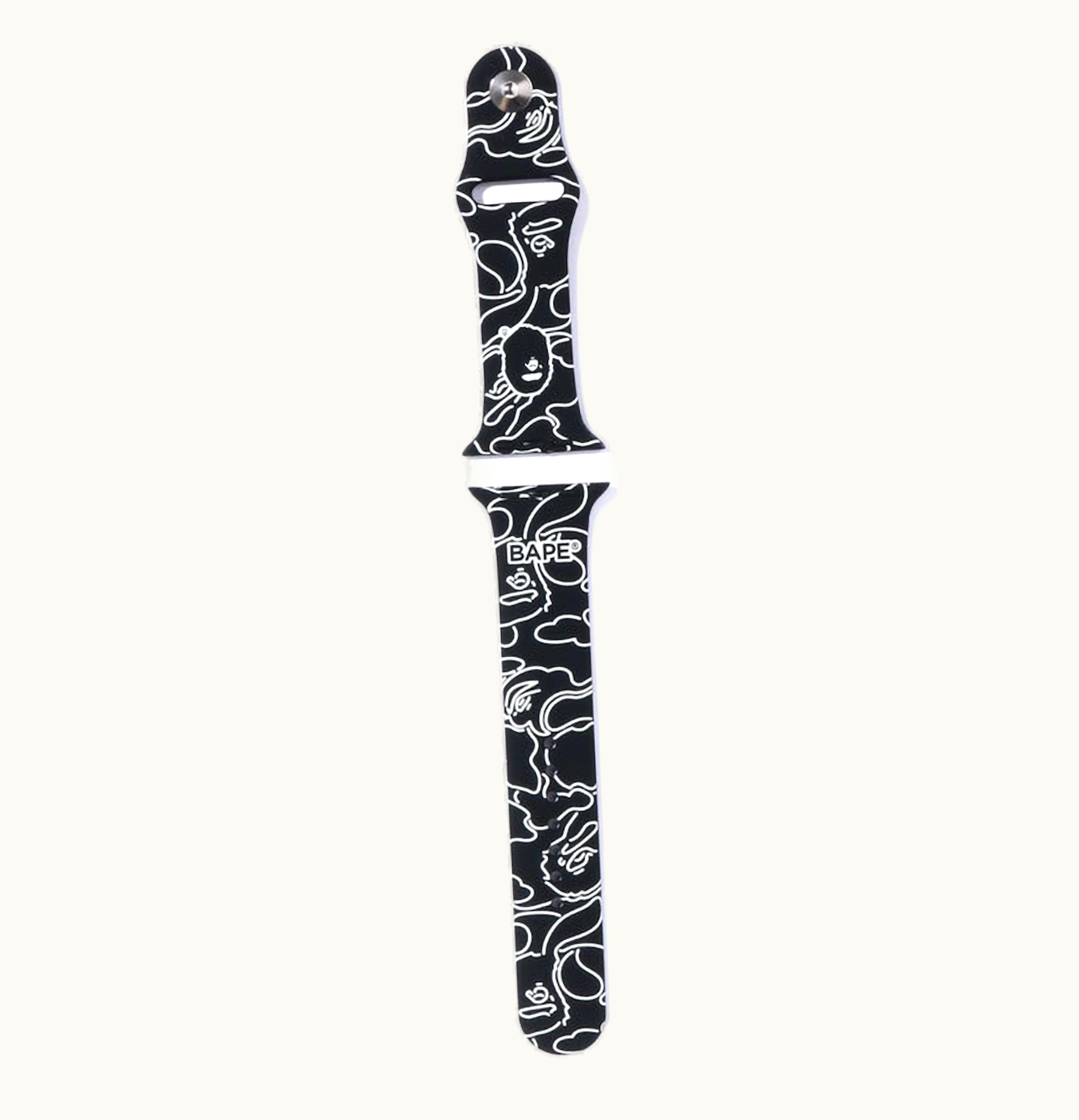 BAPE BAPE Neon Camo Apple Watch Band 41 45mm Black