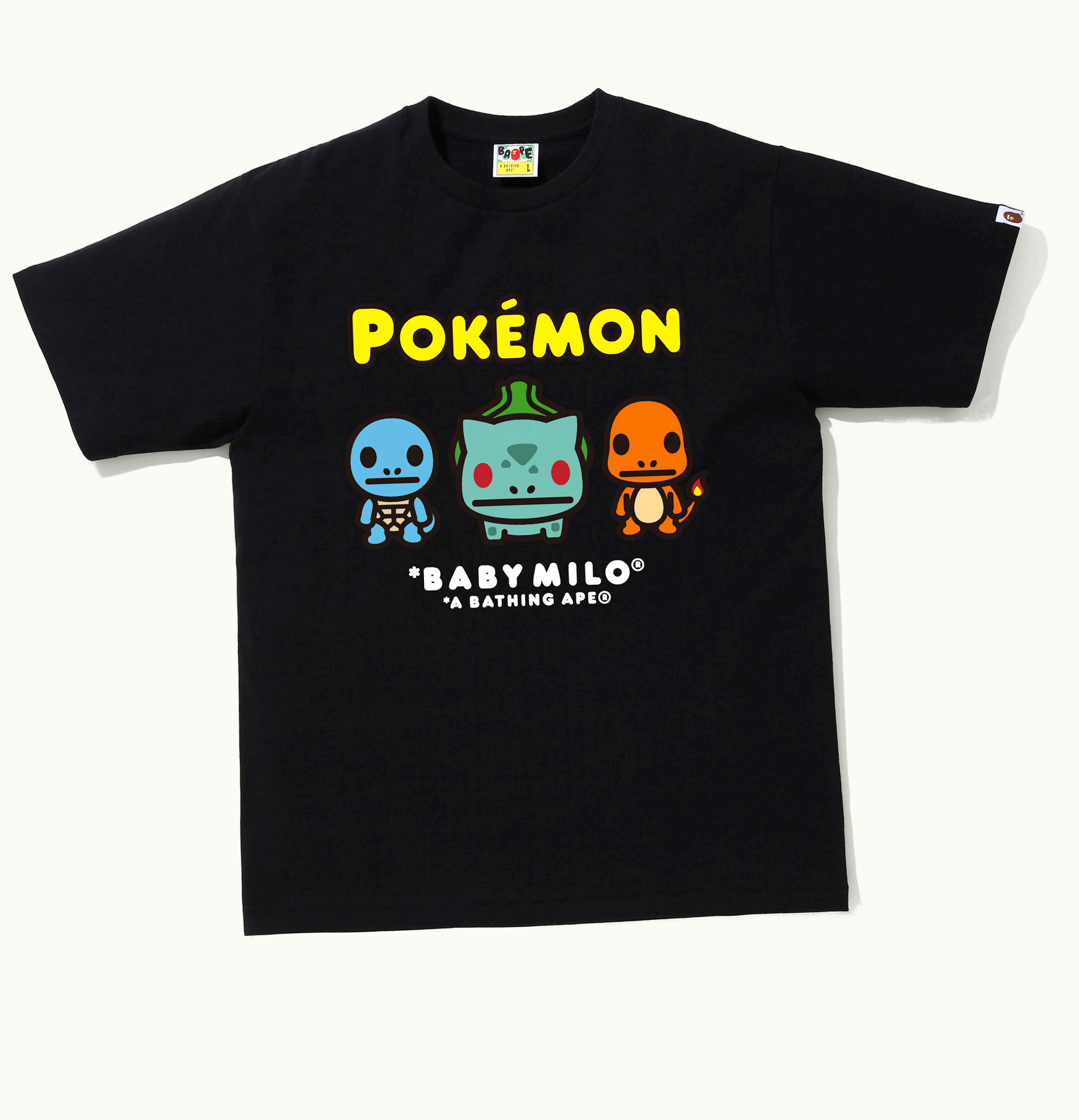 BAPE BAPE Pokemon Baby Milo 14 Tee Black