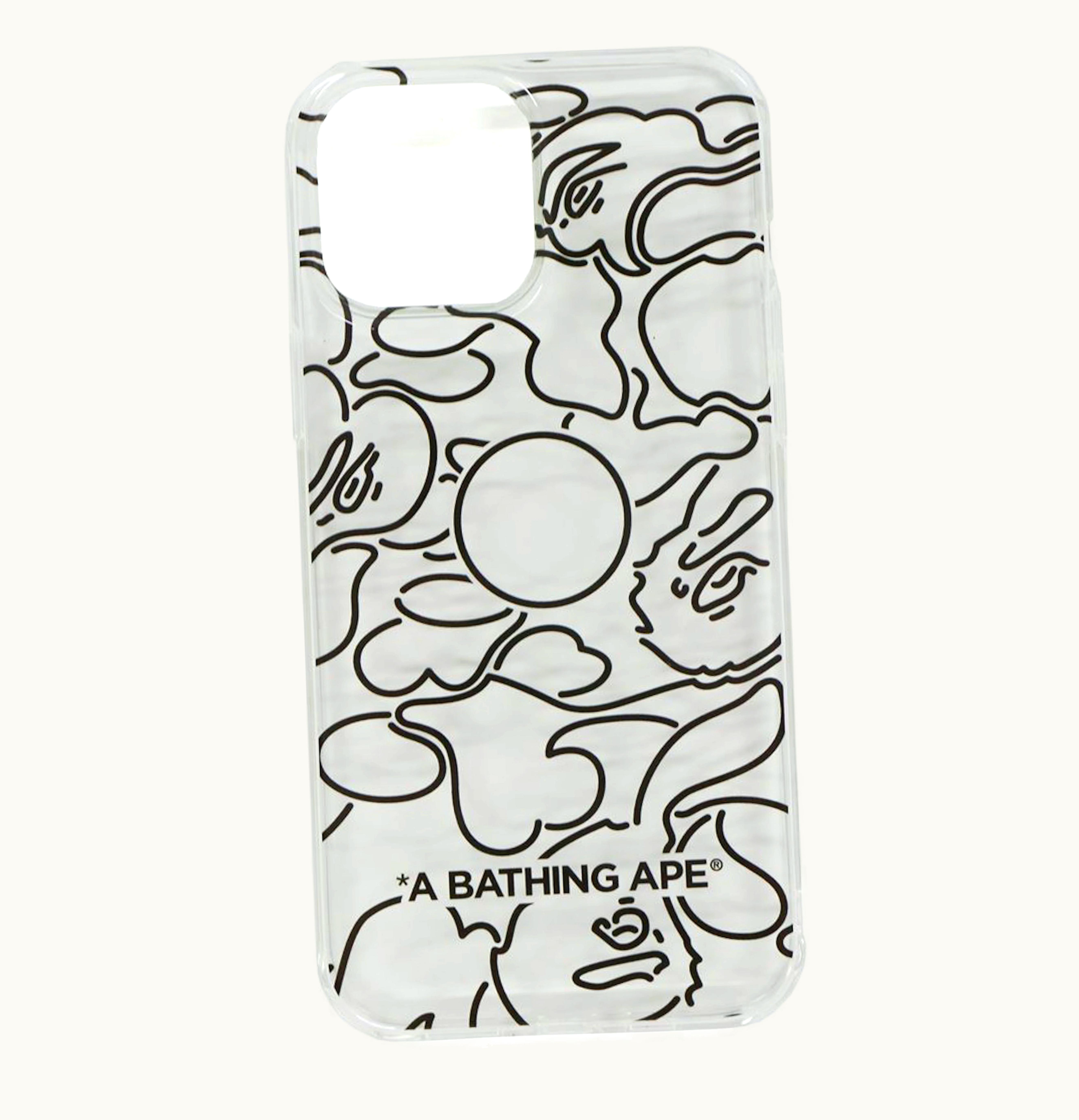 BAPE BAPE Neon Camo iPhone 13 Pro Max Case Clear