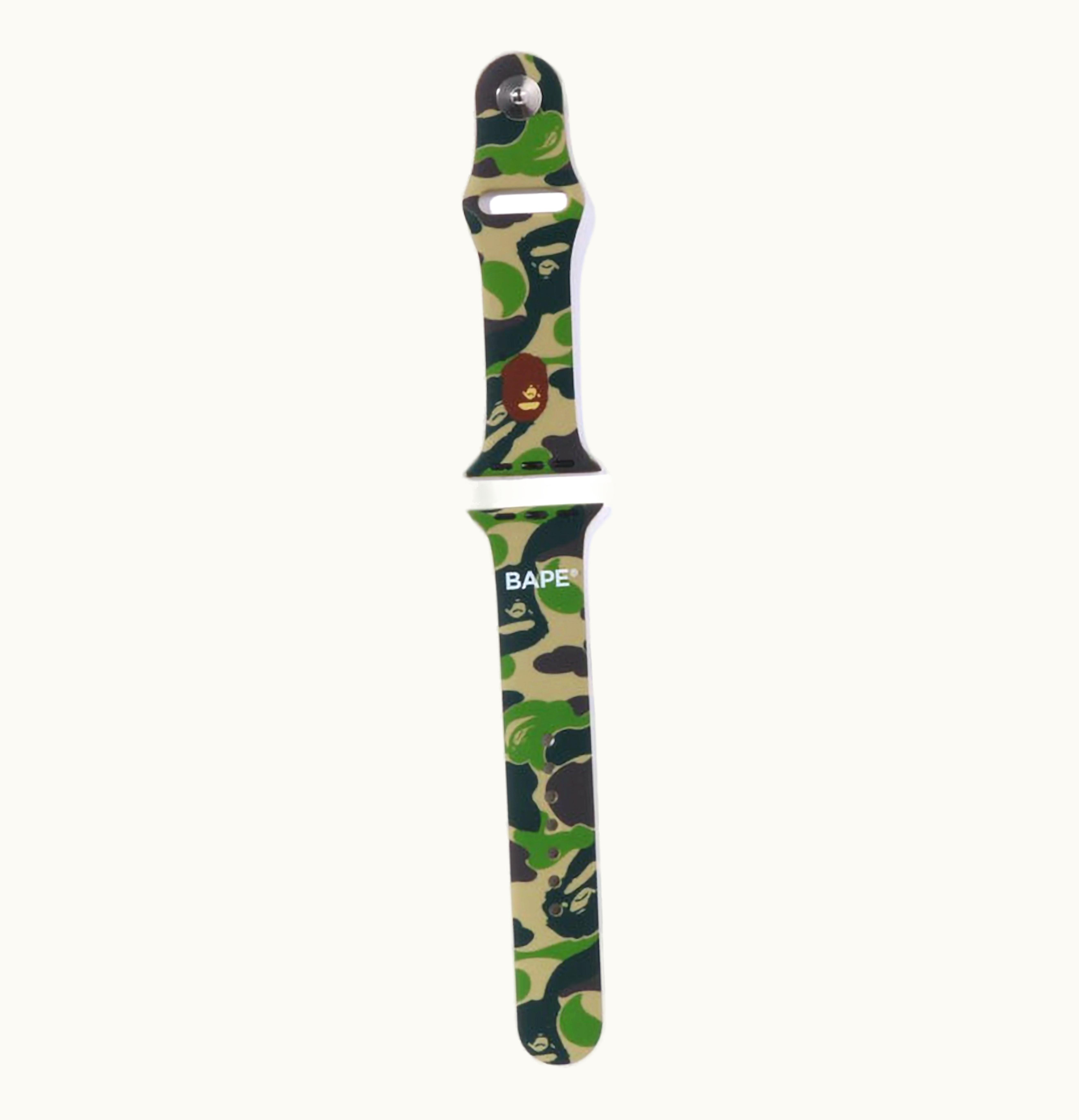 BAPE BAPE ABC Camo Apple Watch Band 41 45mm Green