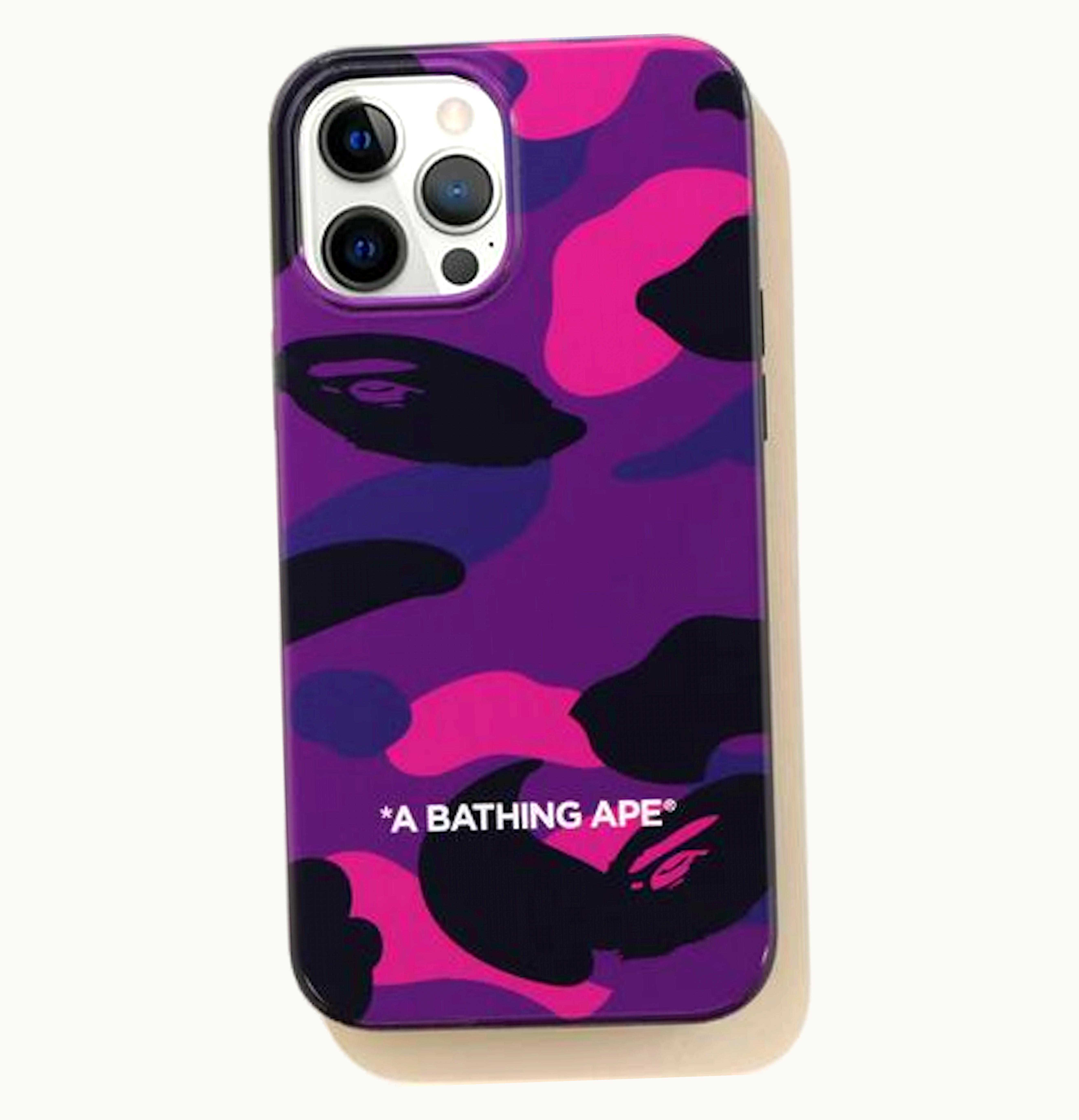 BAPE BAPE Color Camo iPhone 12 Pro Max Case Purple