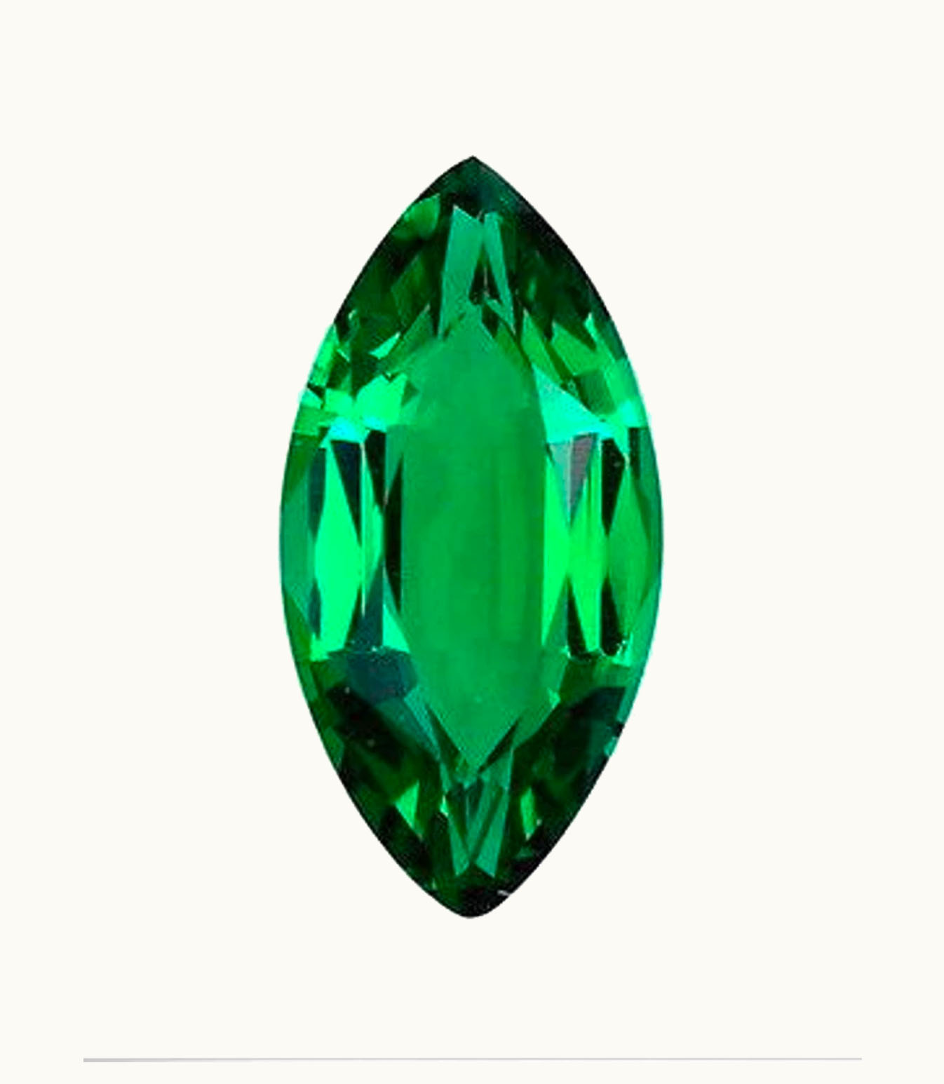 Loose Emerald Marquise Loose Emerald Intensity Dark - Clarity Moderately Included - Cut Very Good - Shape Marquise