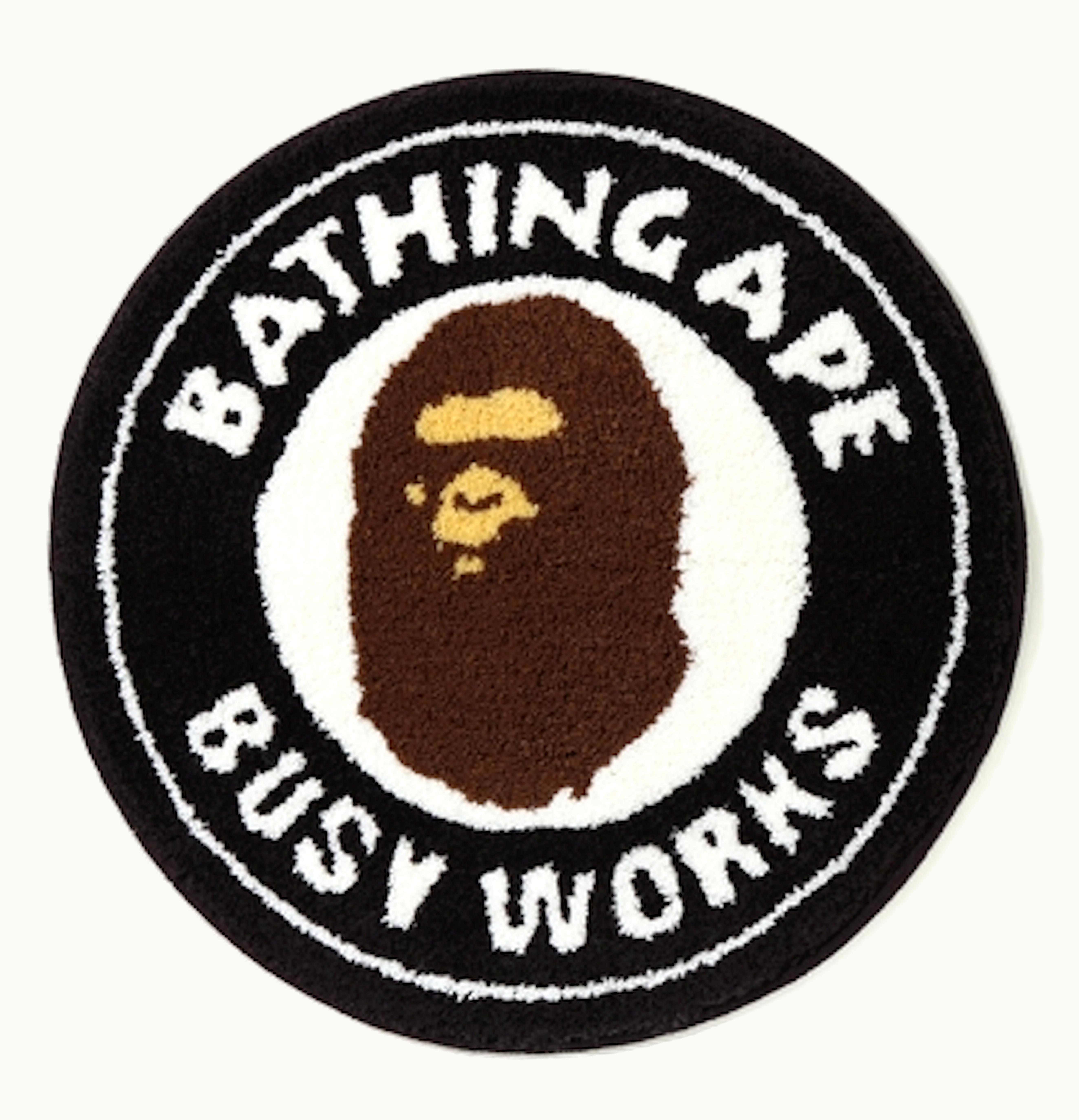 BAPE BAPE Busy Works Rug Black