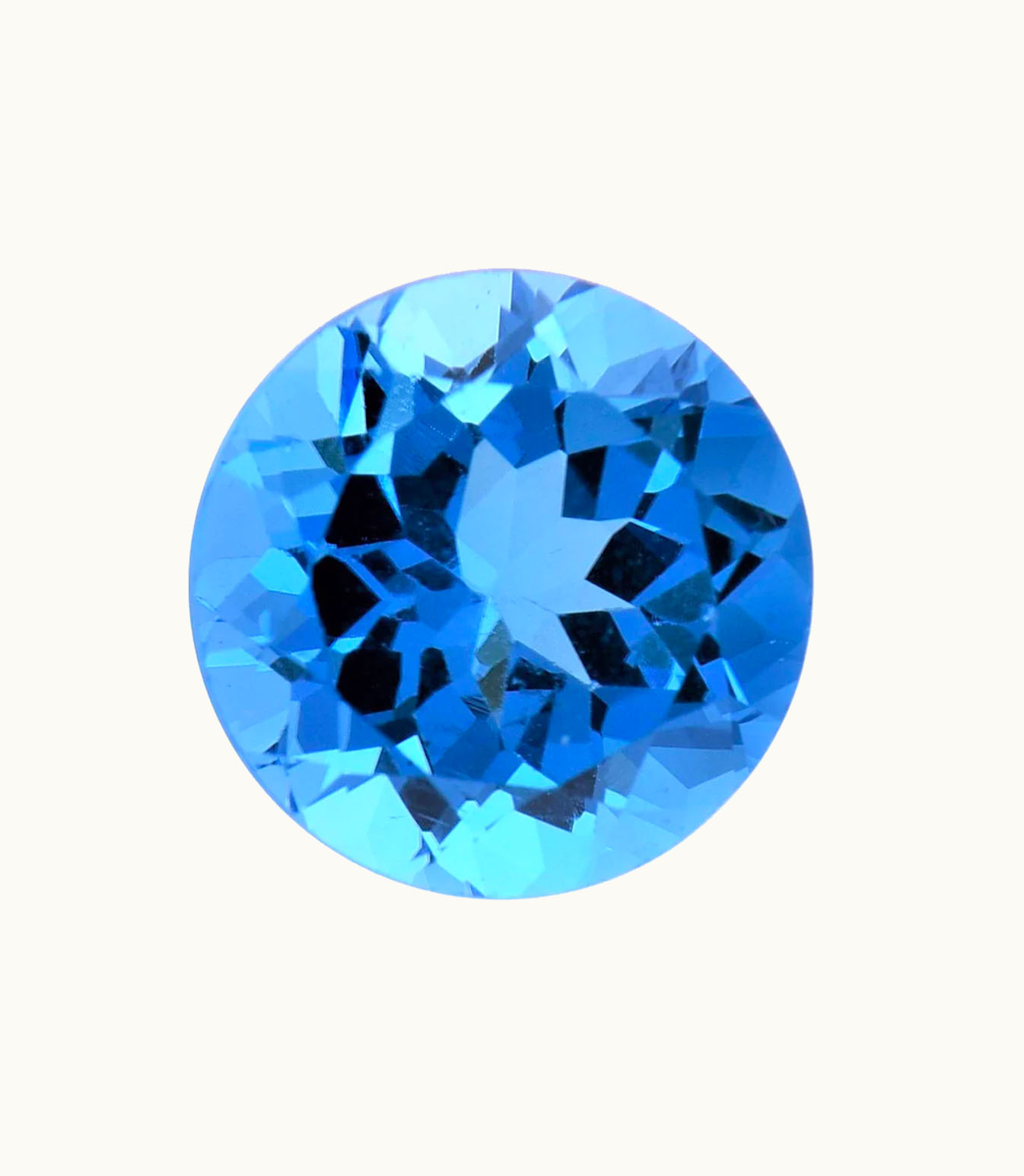 Loose Topaz Round Loose Topaz Intensity Vivid - Clarity Clear - Cut Very Good - Shape Round