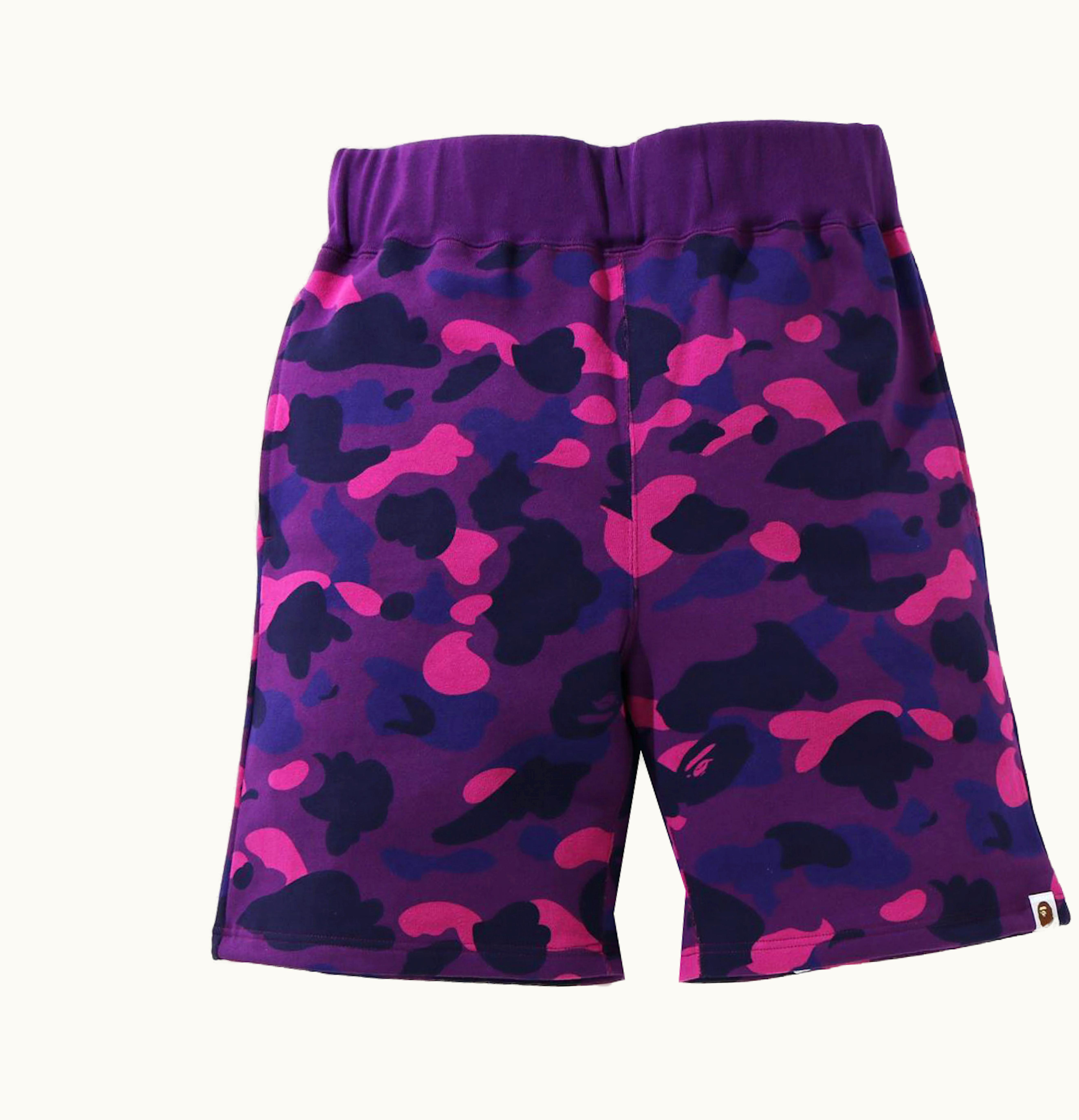 BAPE BAPE Color Camo Sweat Shorts Purple SS21
