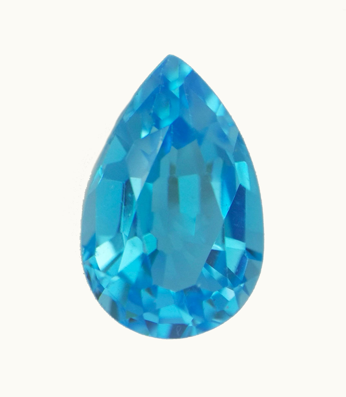 Loose Topaz Pear Loose Topaz Intensity Dark - Clarity Heavily Included - Cut Fair - Shape Pear