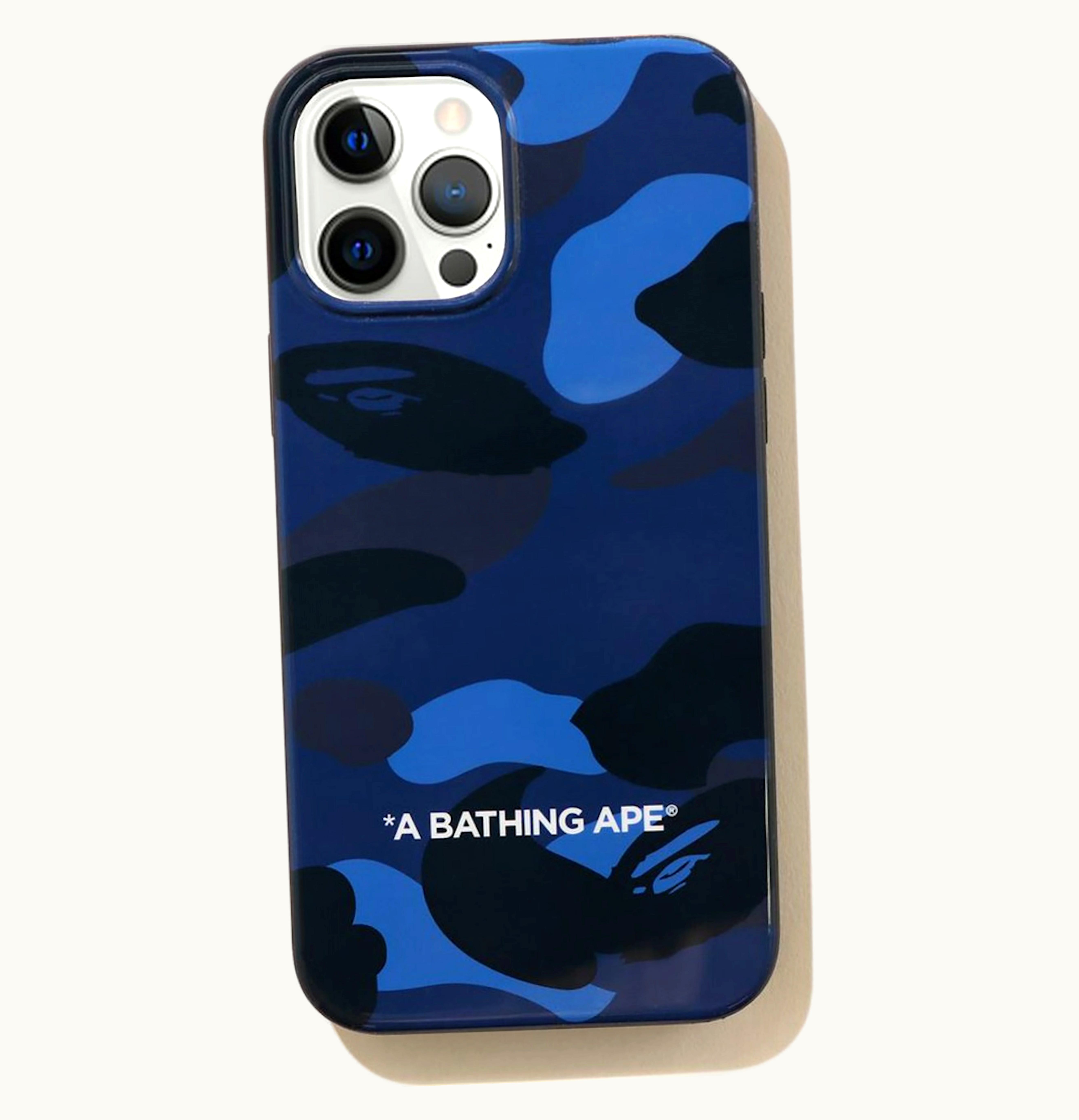 BAPE BAPE Color Camo iPhone 12 Pro Max Case Navy