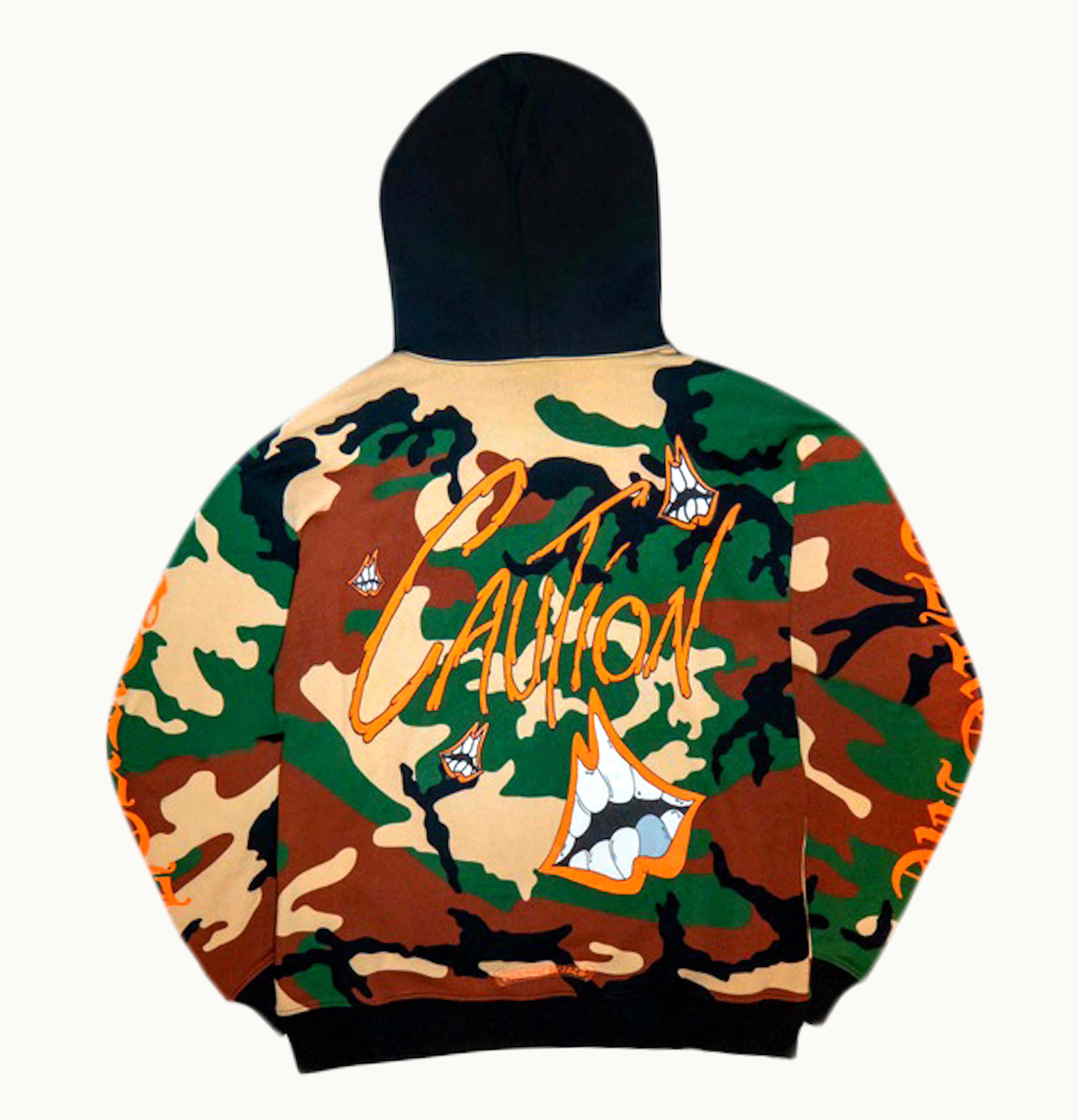 Chrome Hearts Chrome Hearts Matty Boy Caution Hoodie Camo