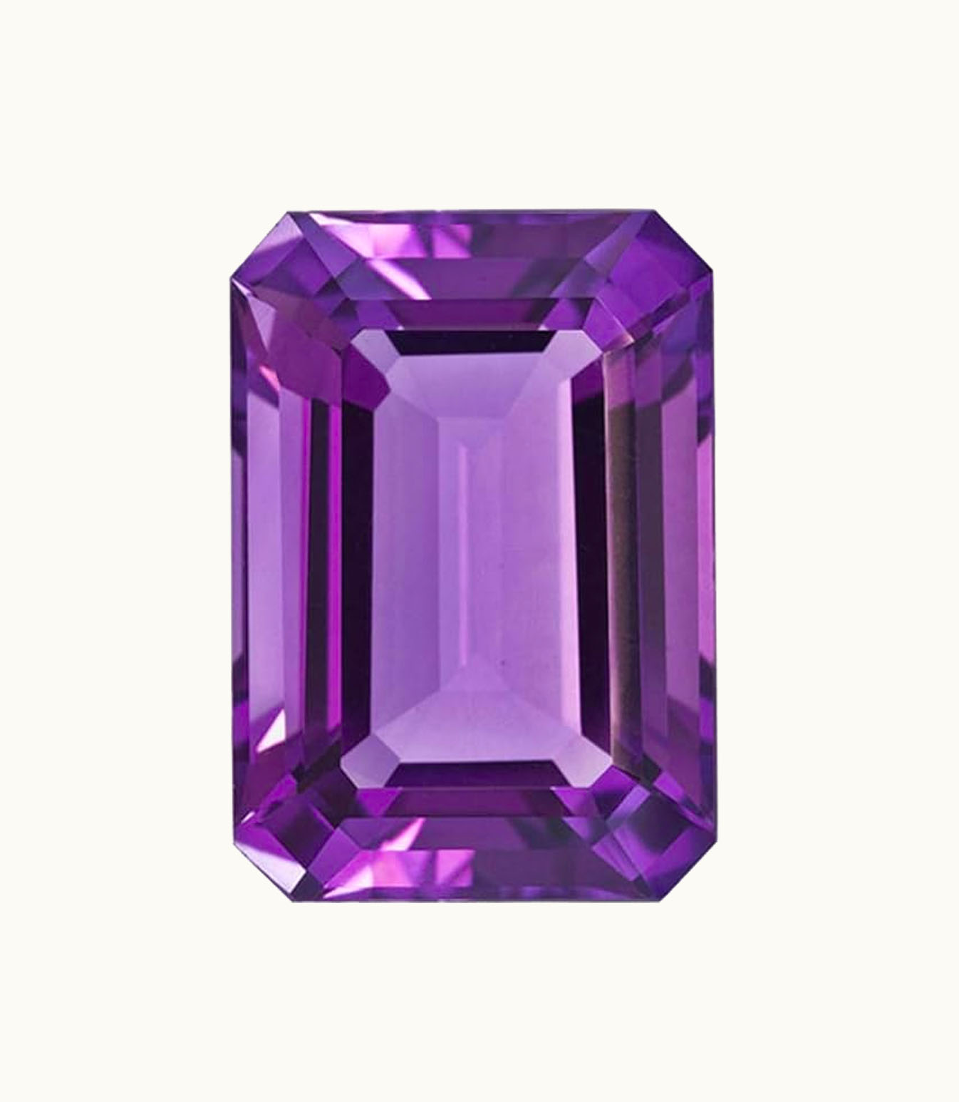 Loose Amethyst Emerald Loose Amethyst Intensity Medium Intense - Clarity Slightly Included - Cut Very Good - Shape Emerald