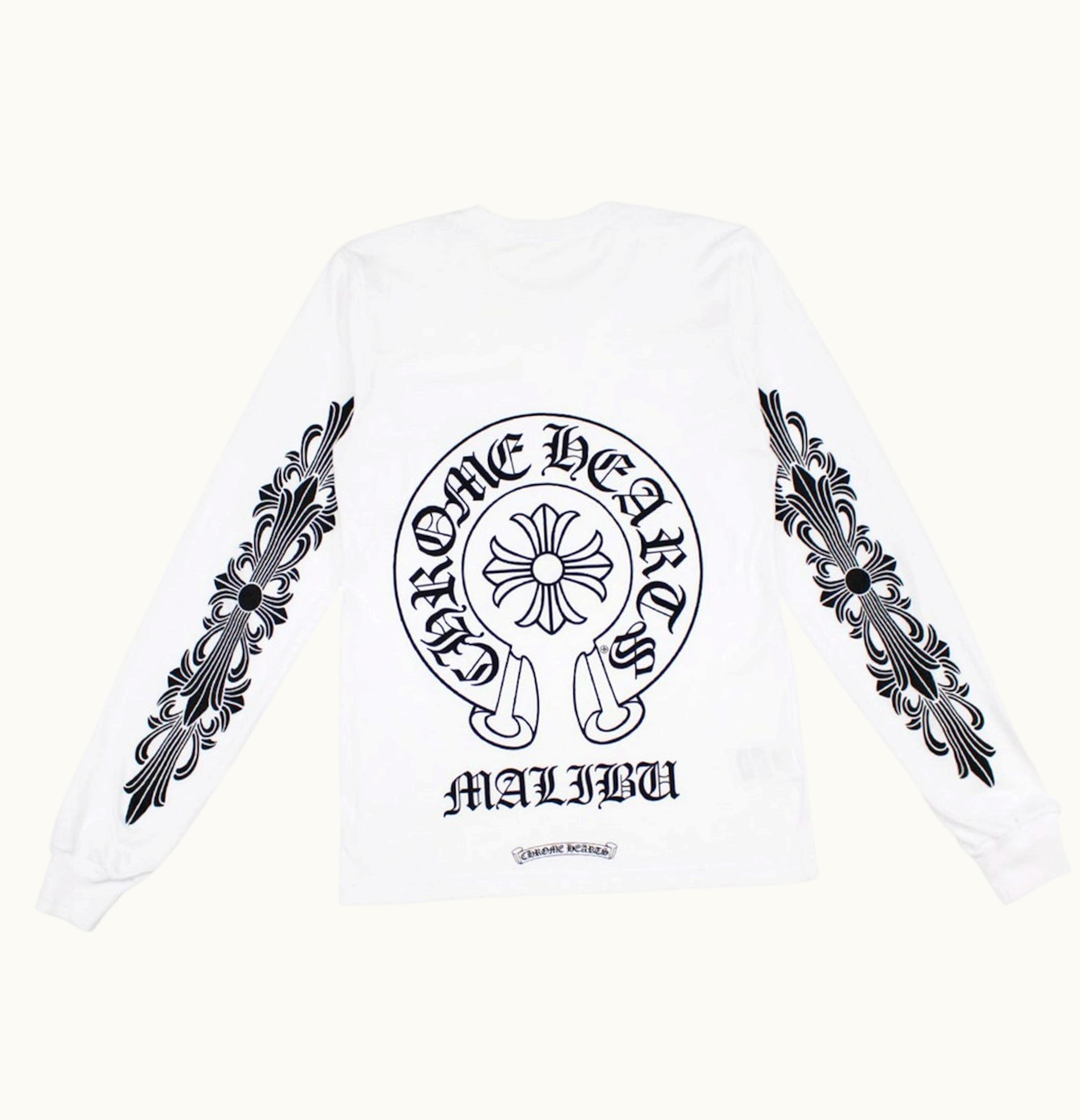 Chrome Hearts Chrome Hearts Malibu Exclusive L S T shirt White