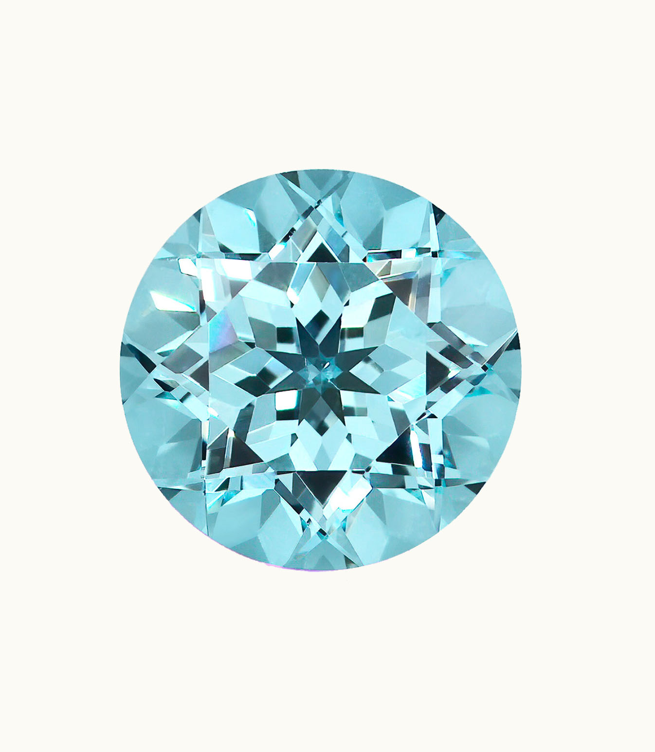 Loose Aquamarine Round Loose Aquamarine Intensity Medium Intense - Clarity Clear - Cut Very Good - Shape Round